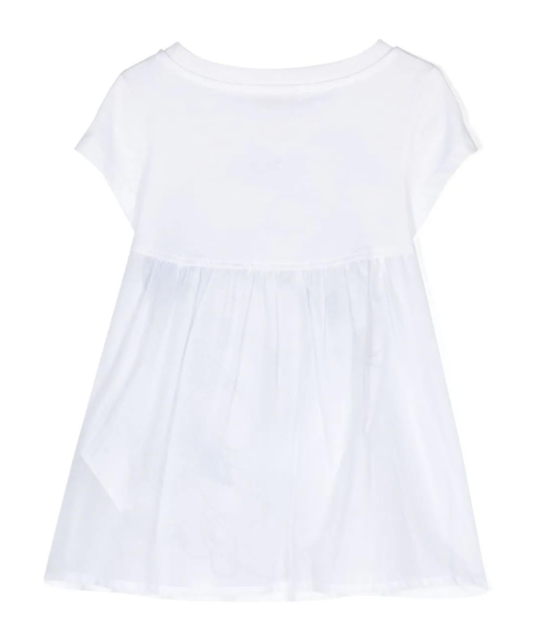 Monnalisa Graphic-print Cotton T-shirt In White