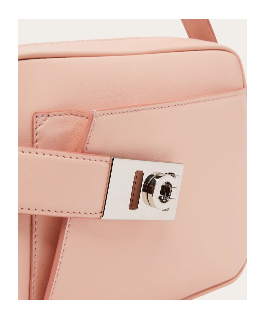 Ferragamo Small Archive Camera Case Crossbody Bag In Nude