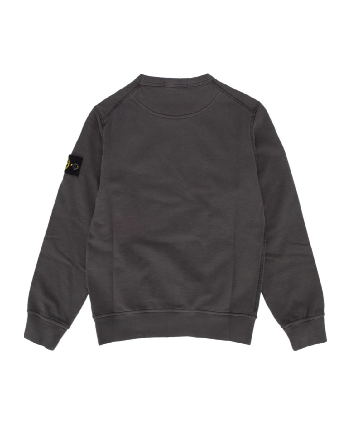 Stone Island Compass-patch Sweatshirt In Gray