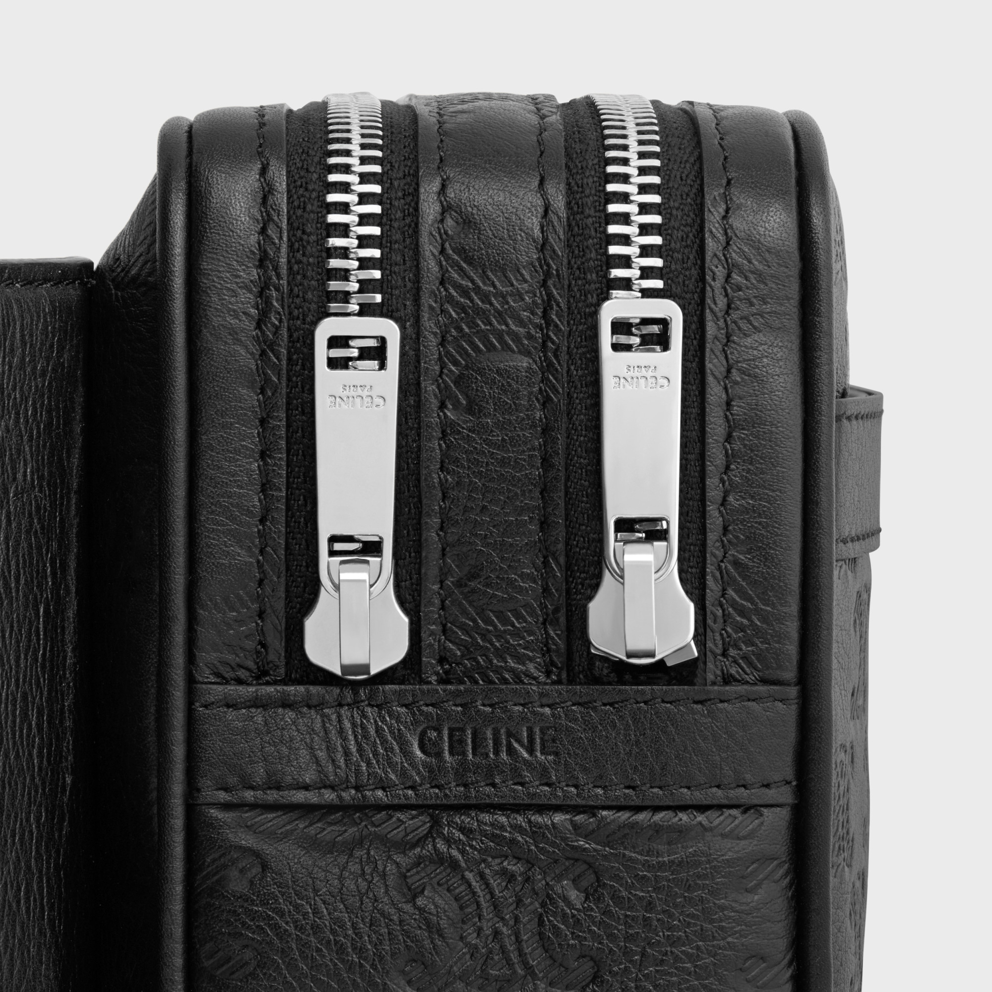 CELINE BELT BAG IN CALFSKIN WITH TRIOMPHE EMBOSSED
