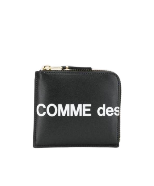 Comme Des Garçons Zipper Change Wallet In Black