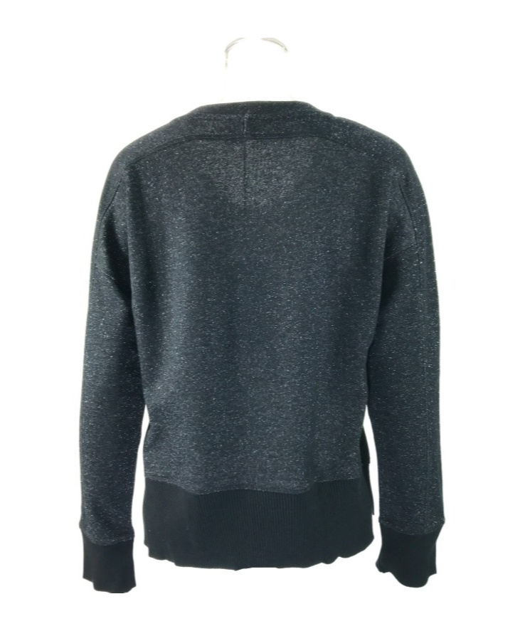 Armani Jeans Round-neck Long-sleeved Sweater In Black