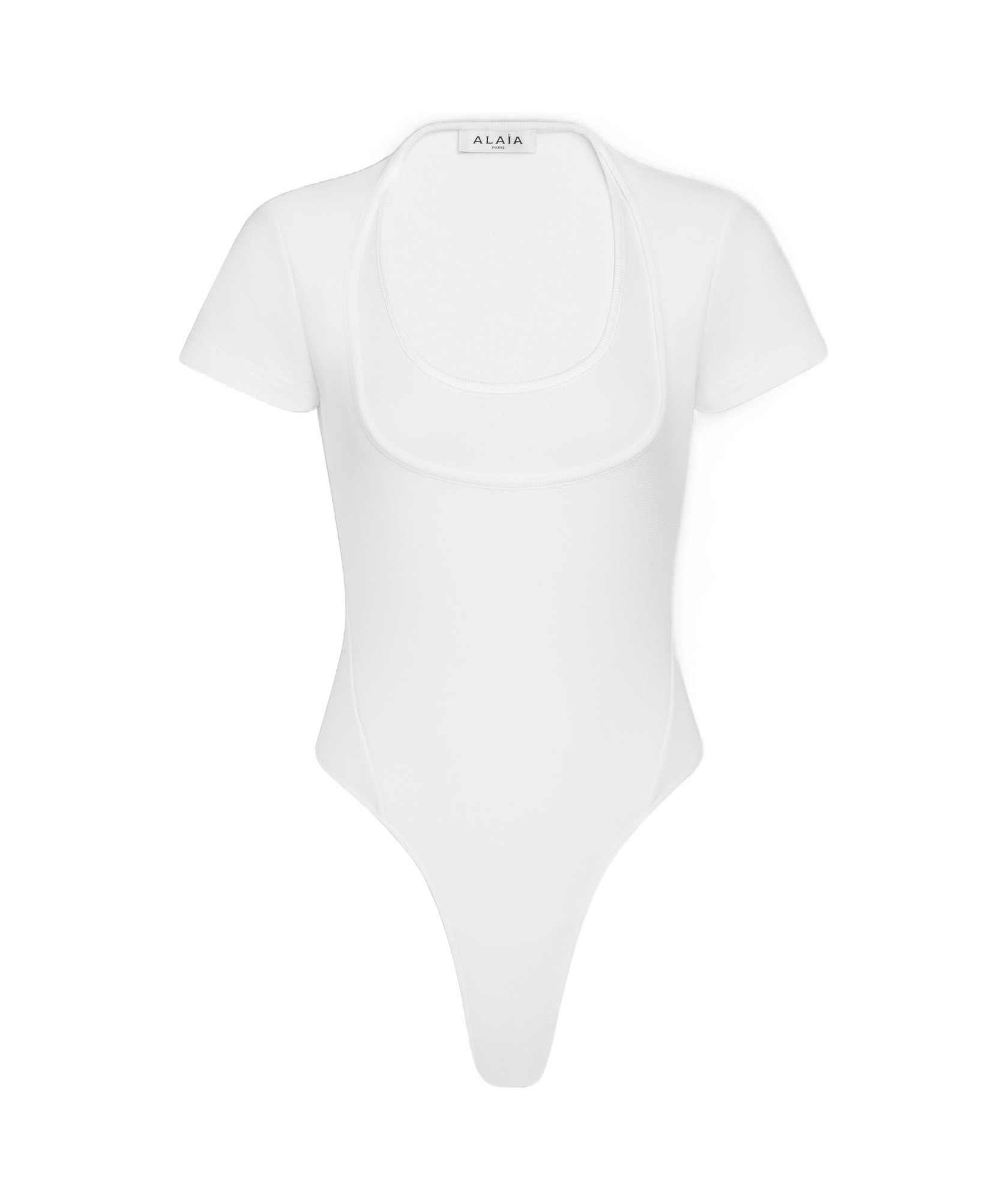 Alaïa Layered Cotton Body In White