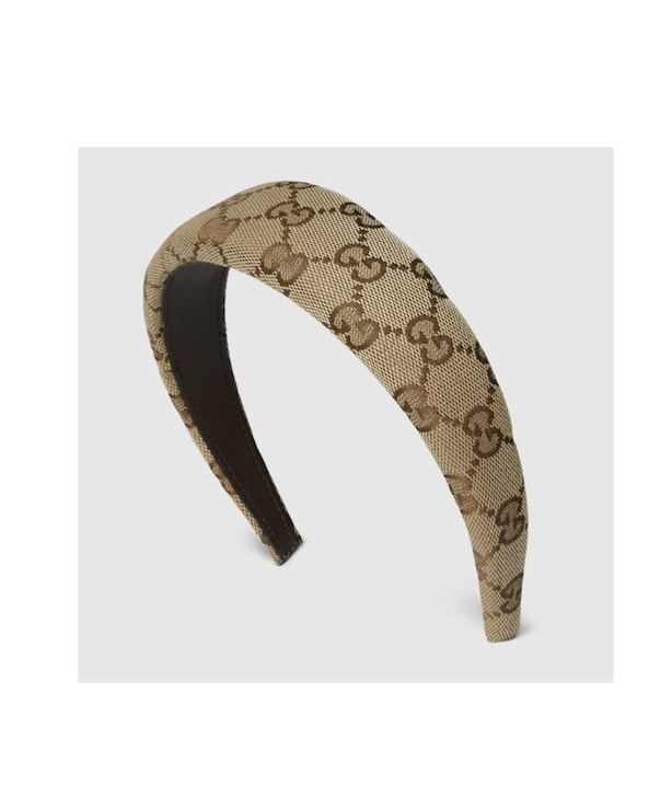 Gucci Gg Canvas Padded Hair Band In Multicolor