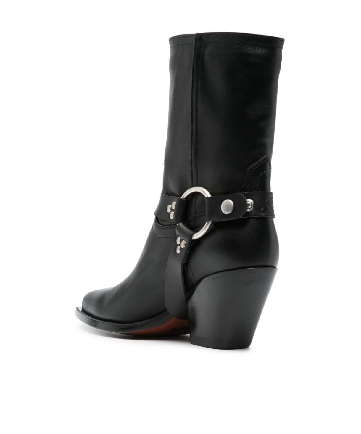 Sonora Stivaletti Atoka In Nappa Nera Donna In Black