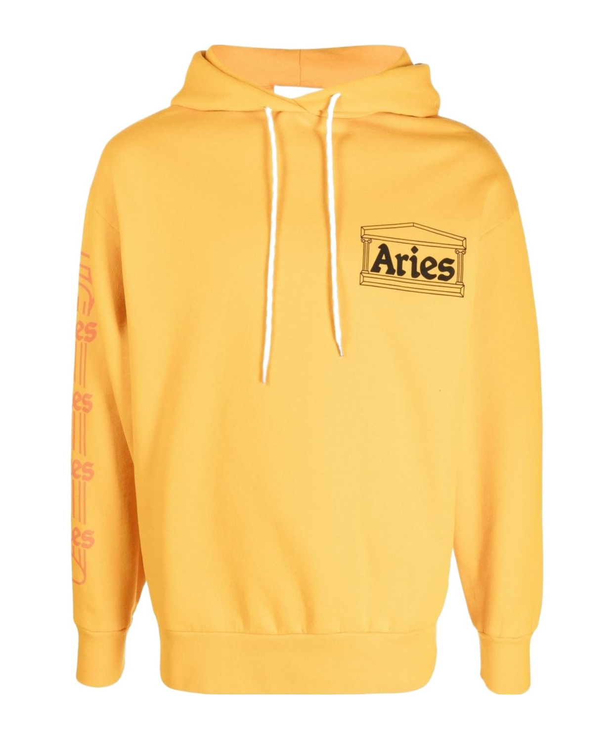 Aries Long-sleeved Sweater In Yellow