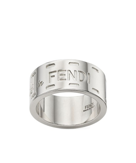 Fendi Silver-coloured Ring In Silver
