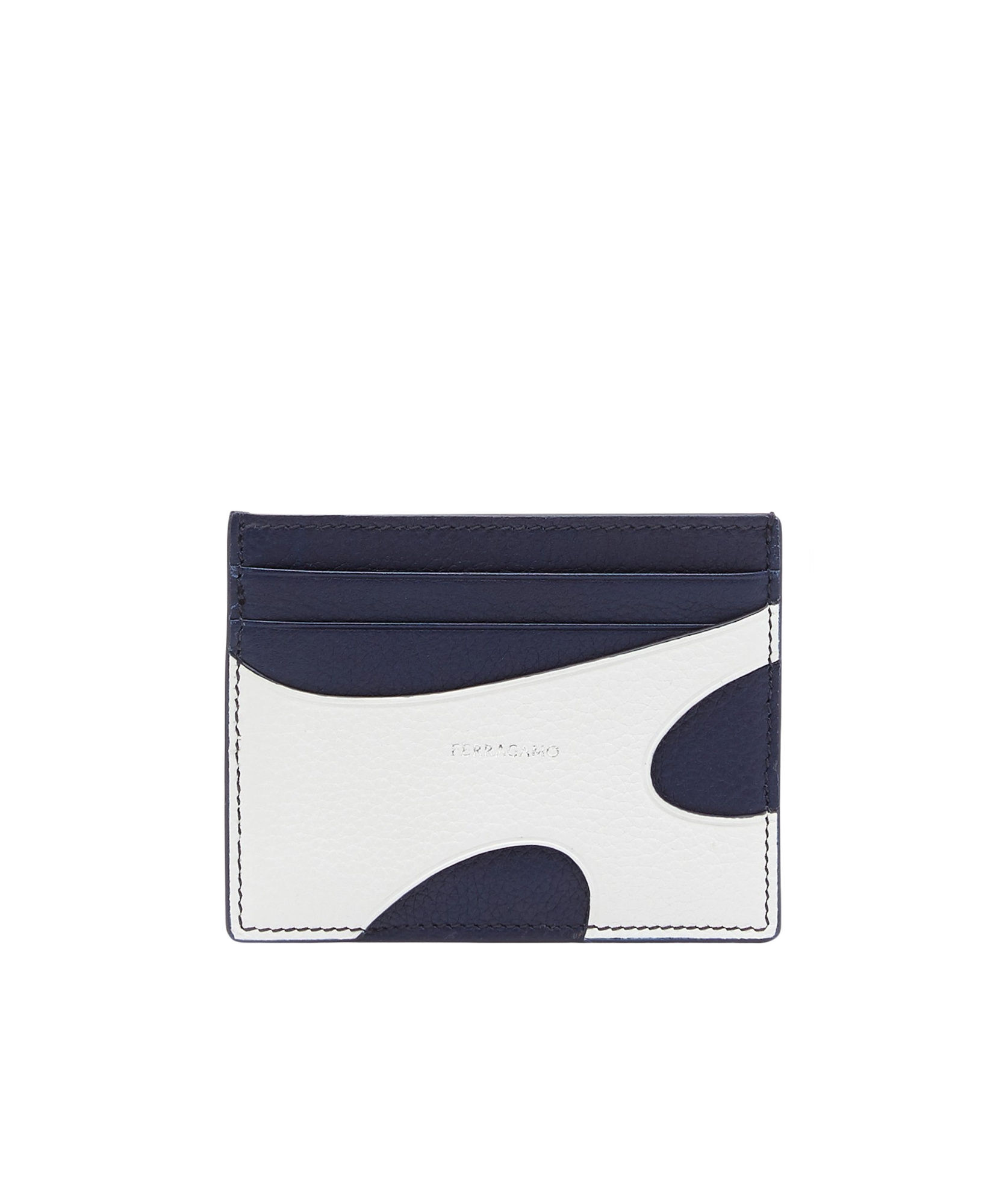 Shop Ferragamo Logo Card Bag In White