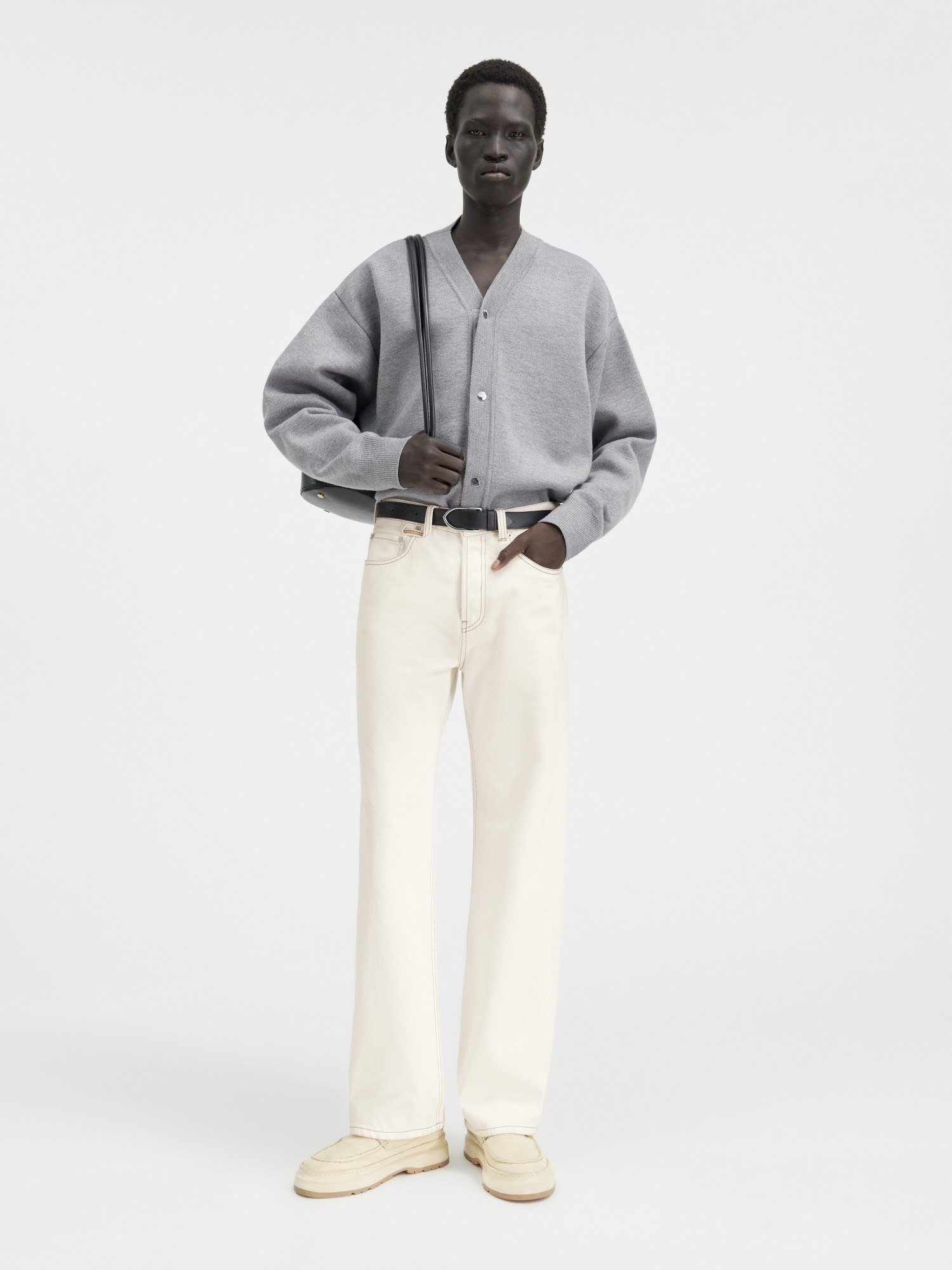 Jacquemus Le De-nimes Droit Jeans In White