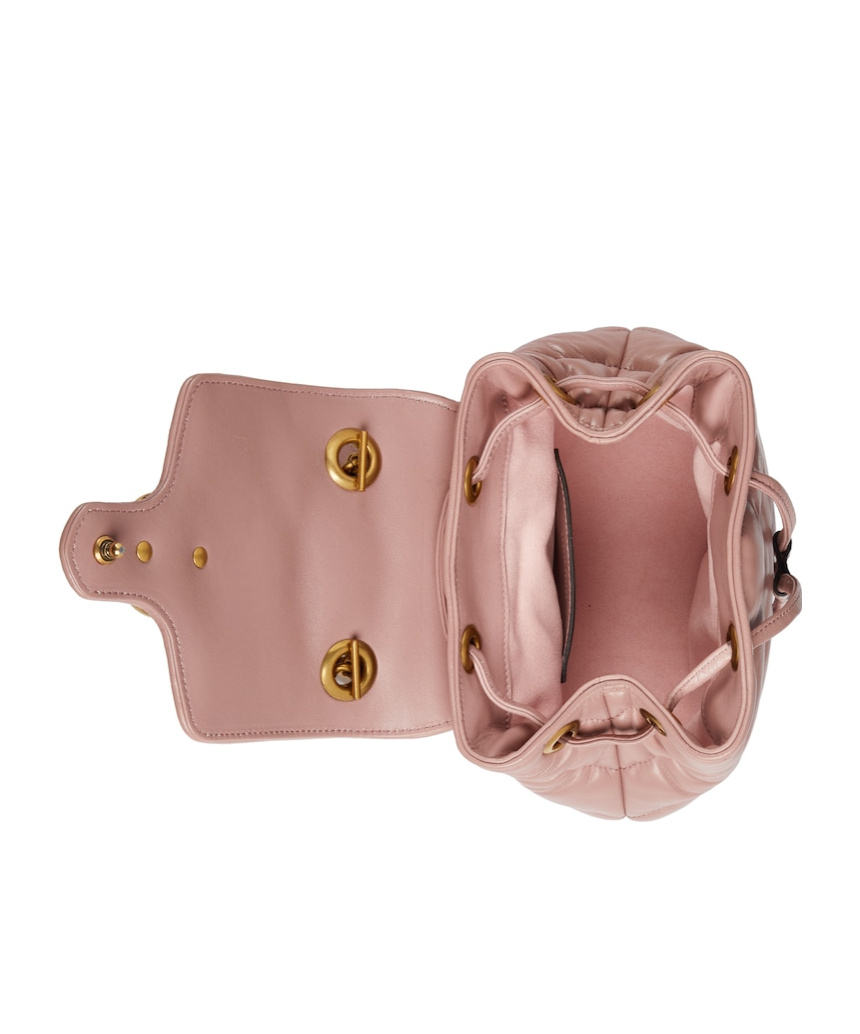 Gucci Gg Marmont Backpack In Nude