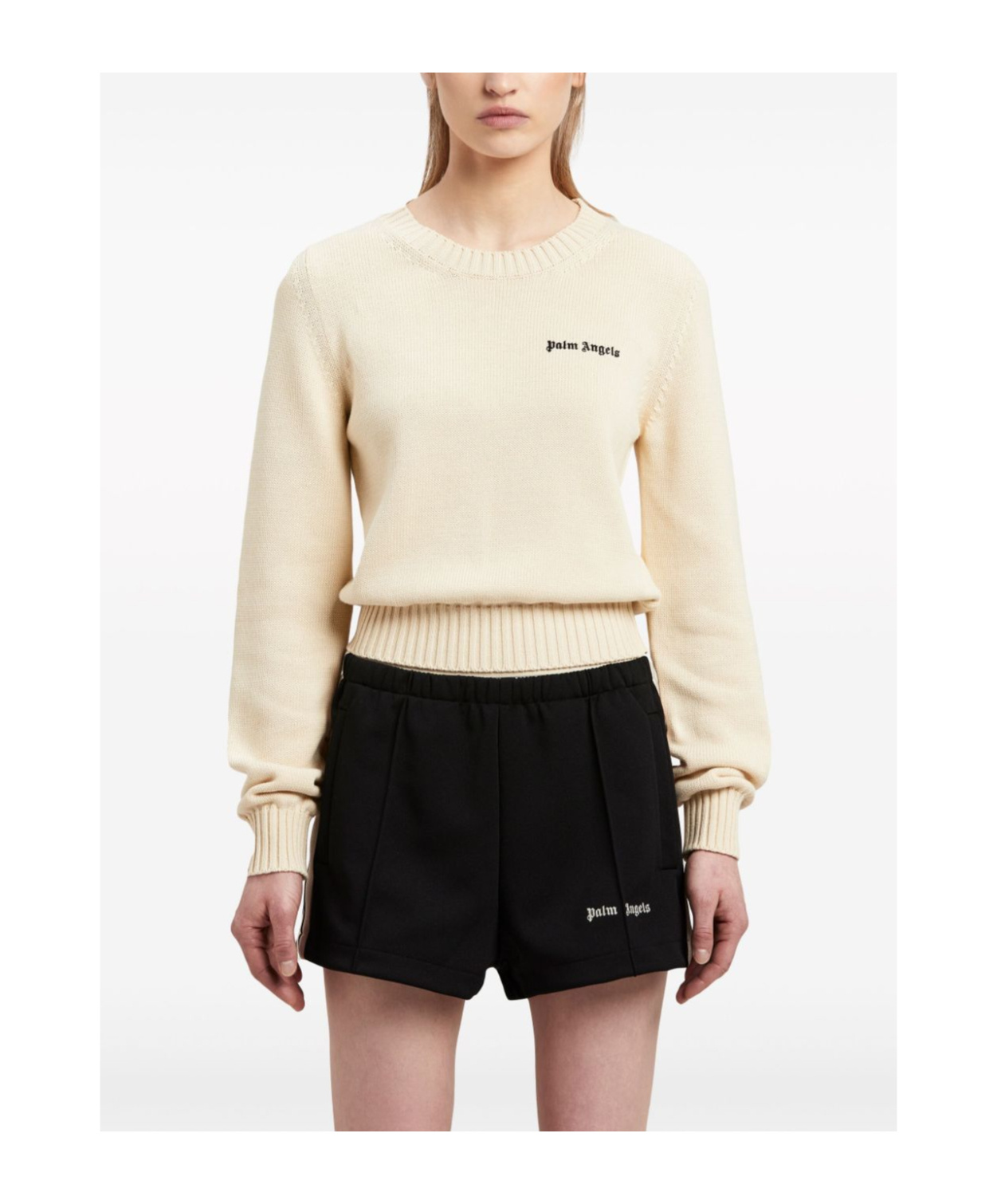 Palm Angels Sweaters In White