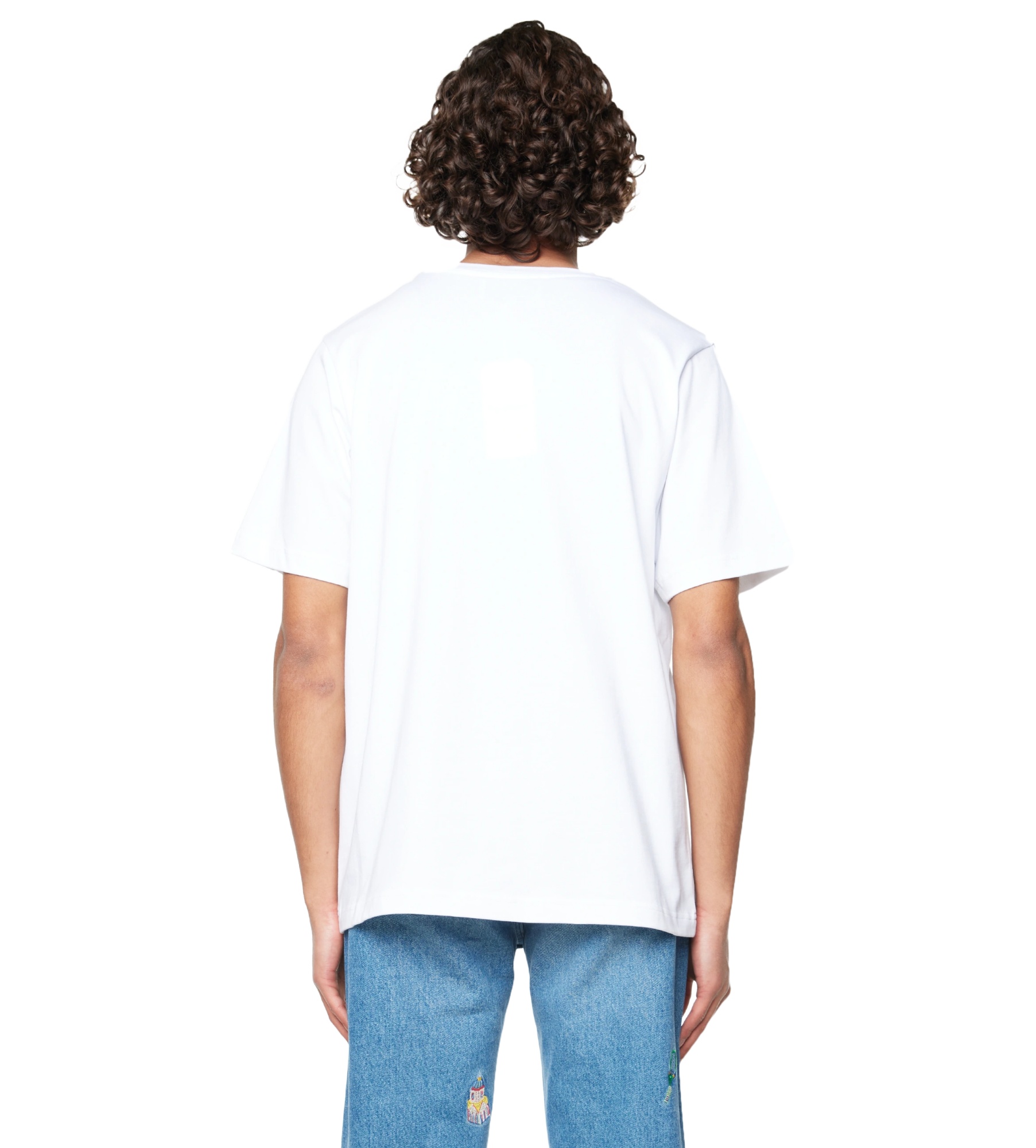 Casablanca Unity Is Power Graphic T-shirt In White In White