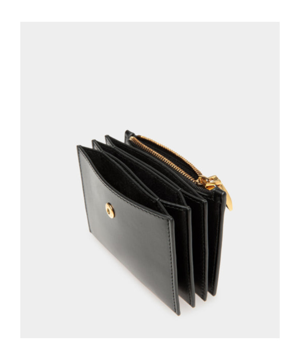 Shop Bally Chain Card Bag In Black