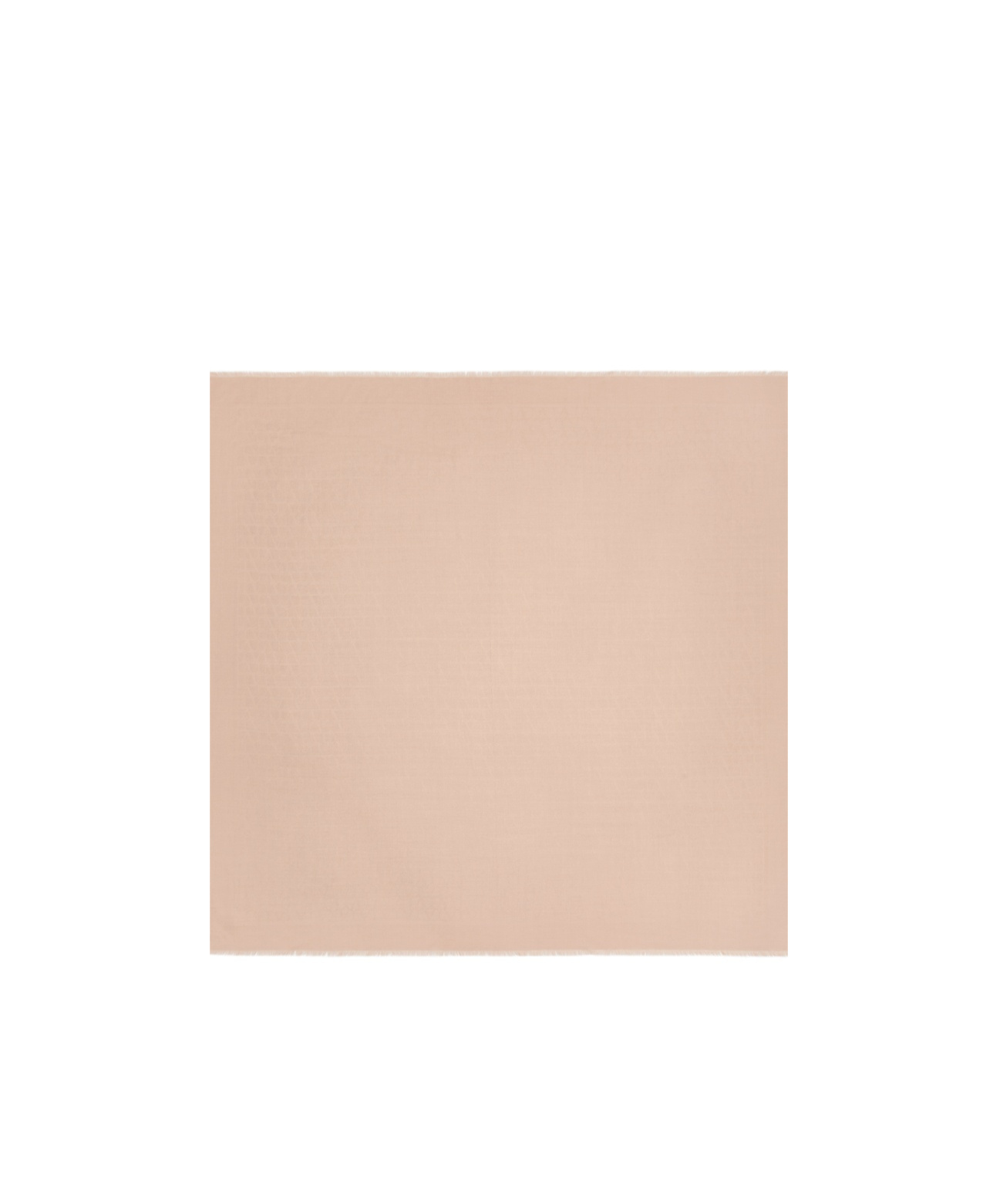 Valentino Monogram Silk Blend Scarf In Nude