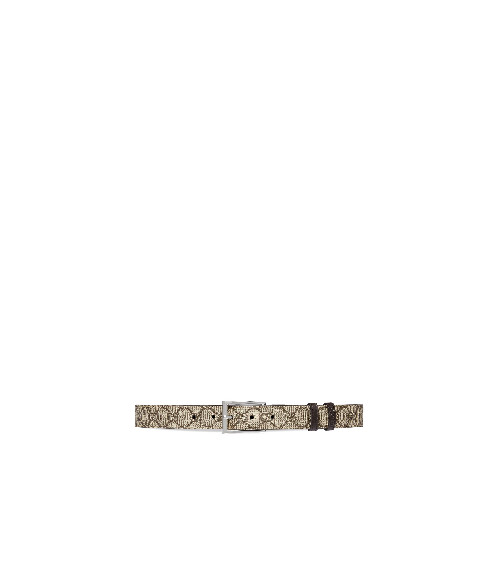 Gucci Interlocking G Reversible Belt In Black