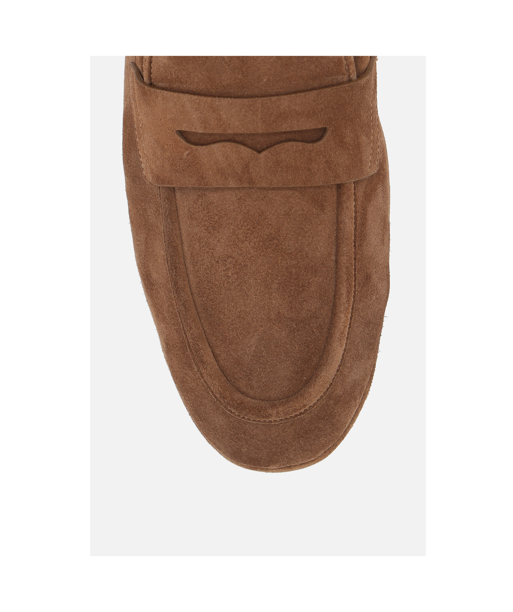 Dolce & Gabbana Calf Suede Driver Shoe In Brown