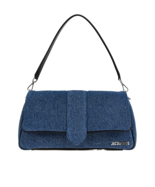 Shop Jacquemus 'le Bambimou' Flip Shoulder Bag In Blue