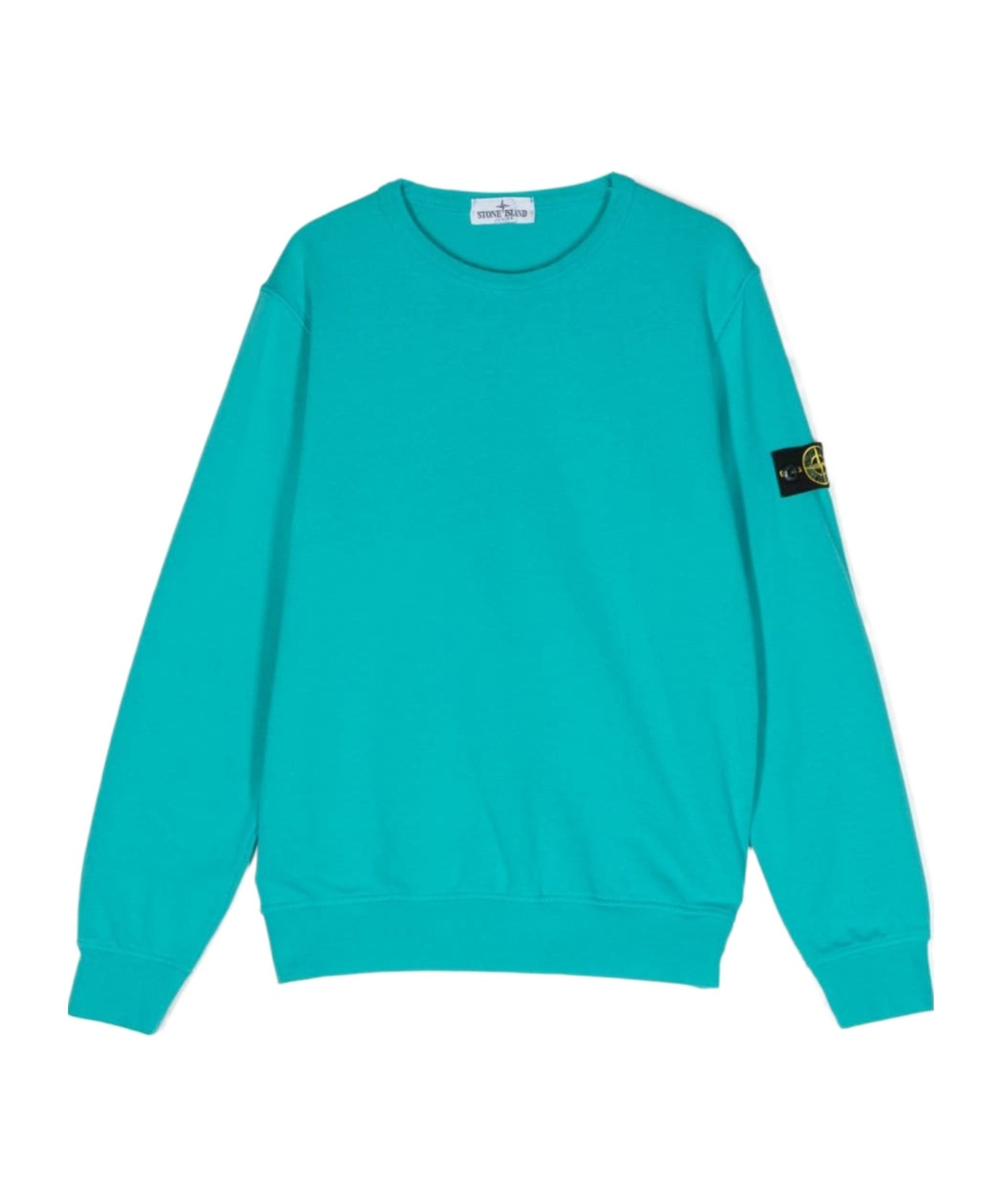 Stone Island Compass-badge Sweatshirt In Green