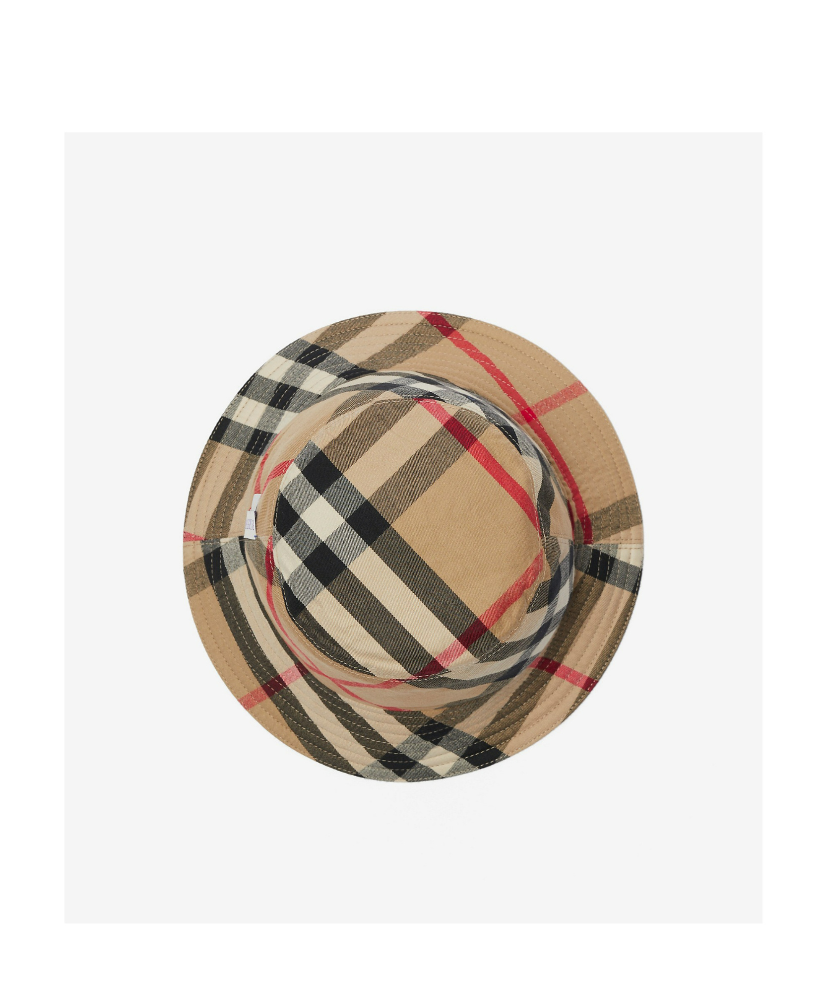 Burberry Vintage Check Reversible Bucket Hat In Black