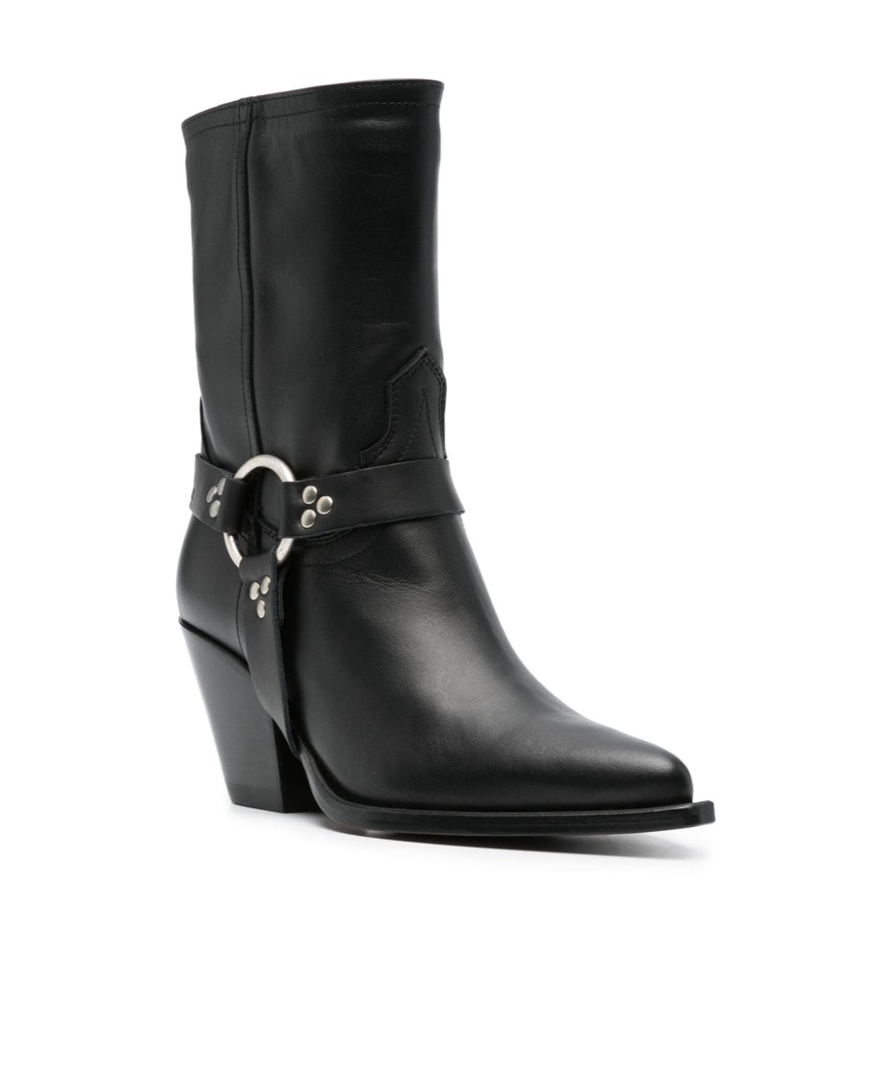 Sonora Stivaletti Atoka In Nappa Nera Donna In Black