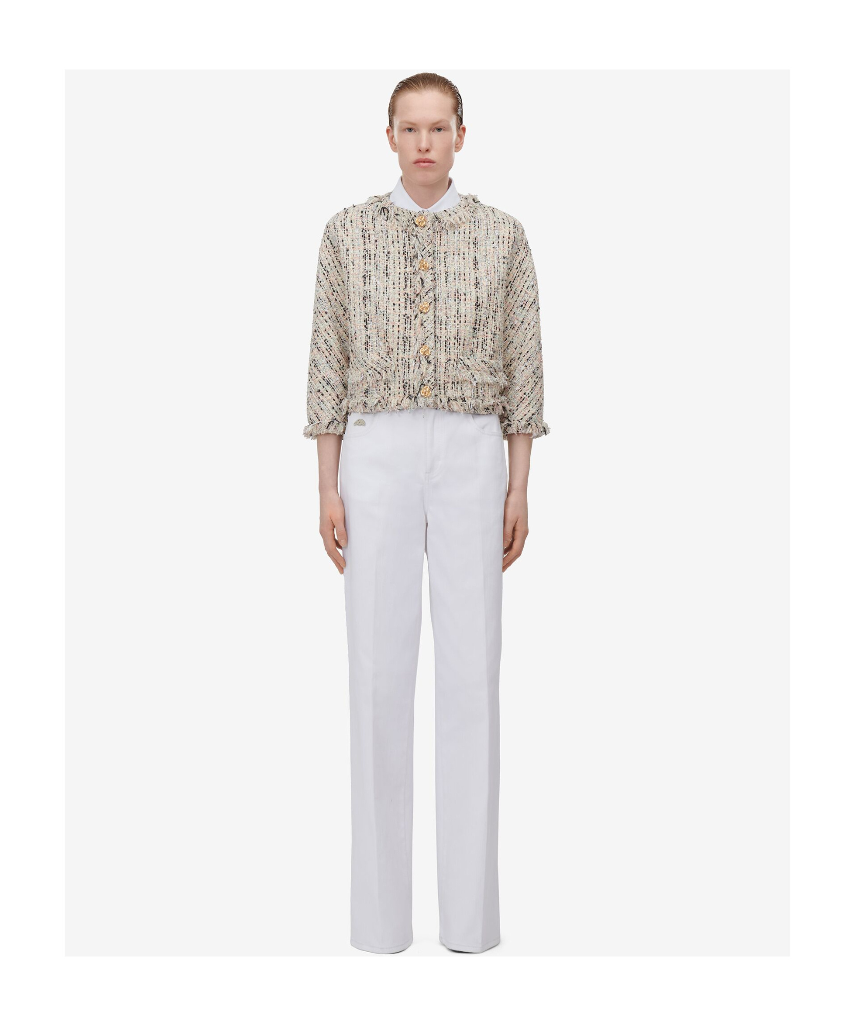 Alexander Mcqueen Jackets And Vests In White