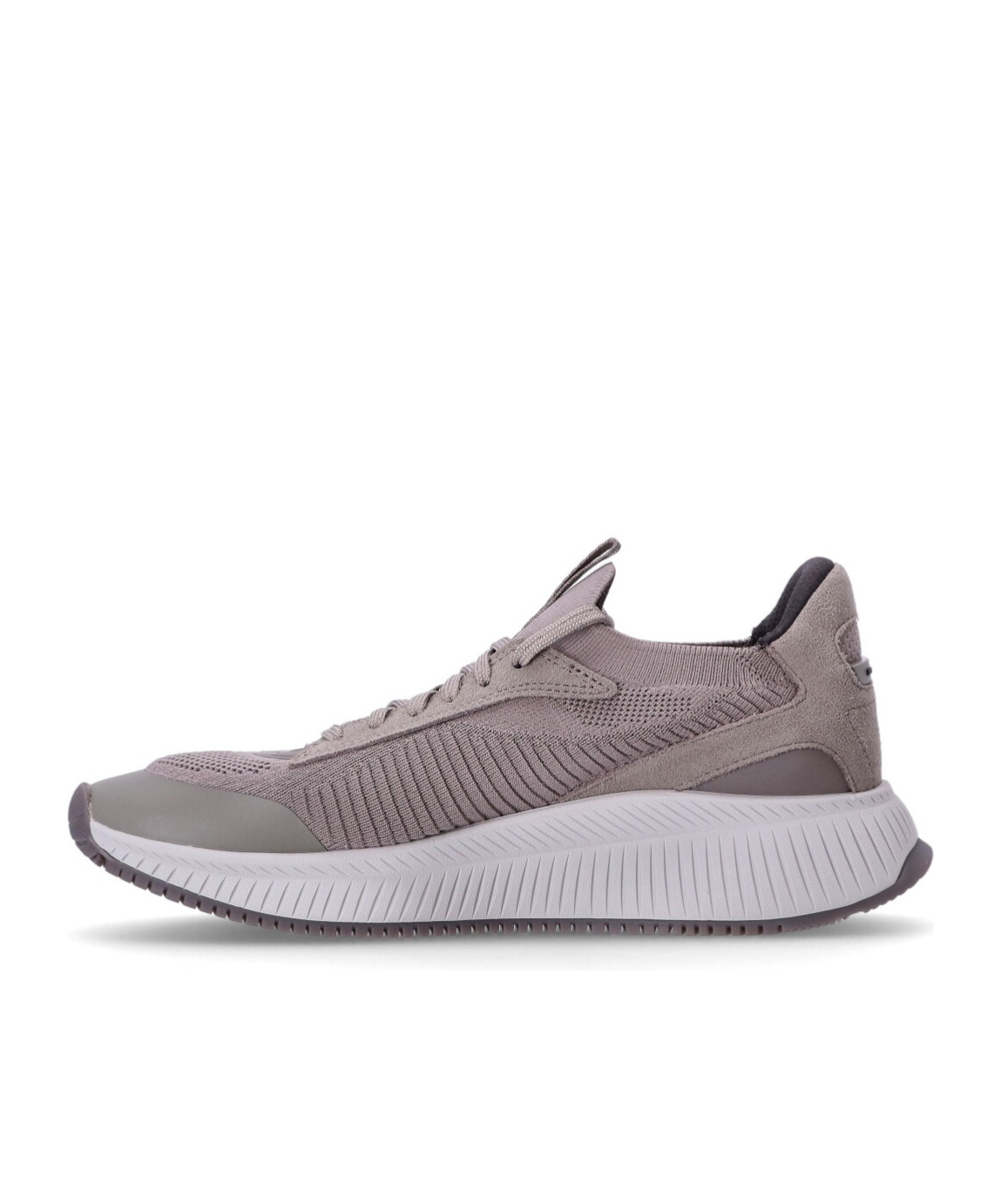 Hugo Boss Ttnm Evo Slon Panelled Sneakers In Gray