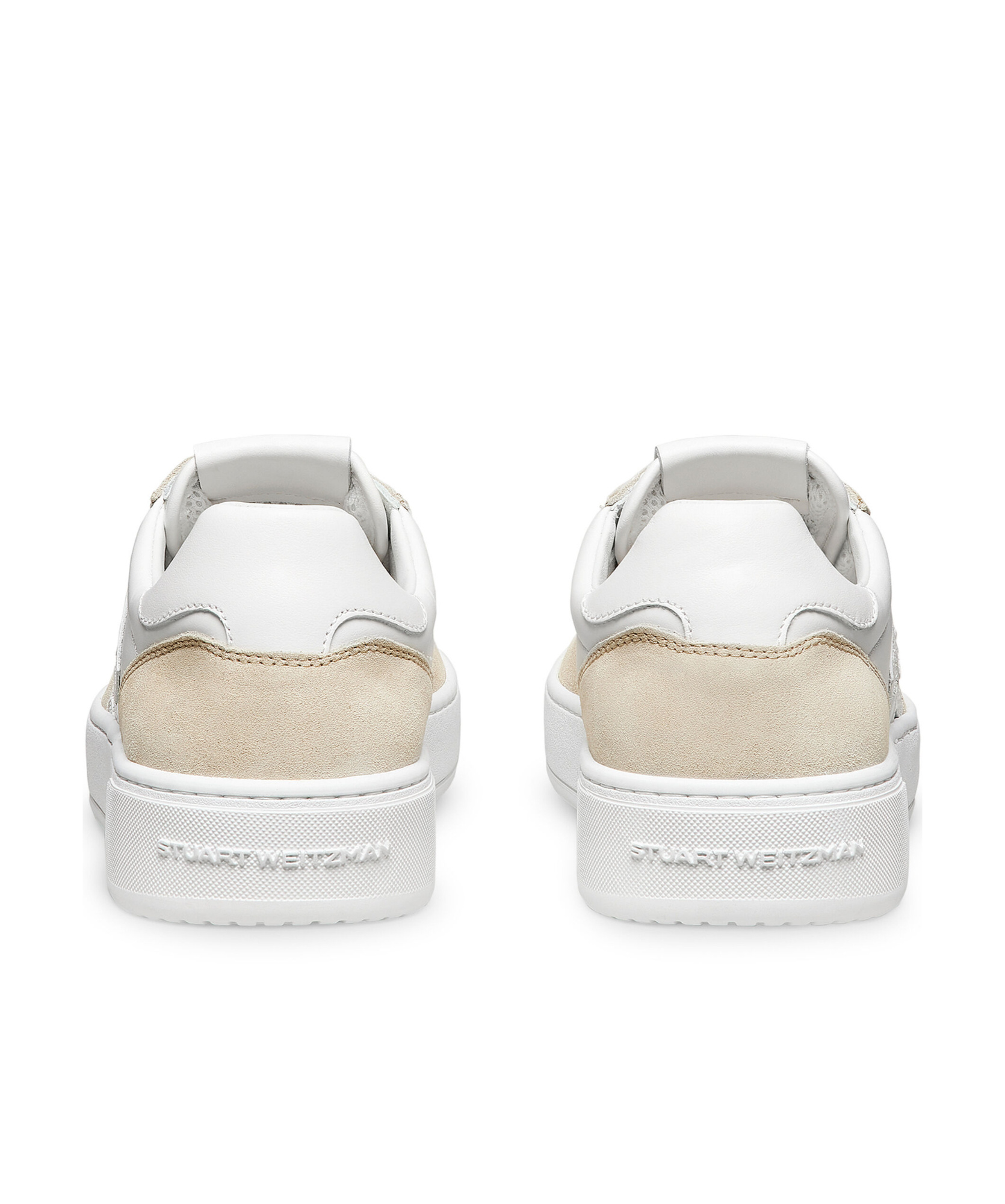 Stuart Weitzman Sw Courtside Sneakers In White
