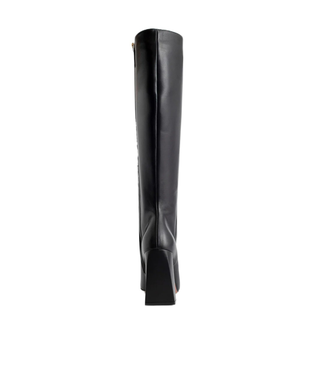 Shop Amina Muaddi High-heeled Boots With Square Head In Black