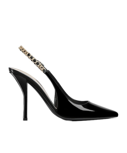 Shop Gucci Signoria Slingback Pump In Black