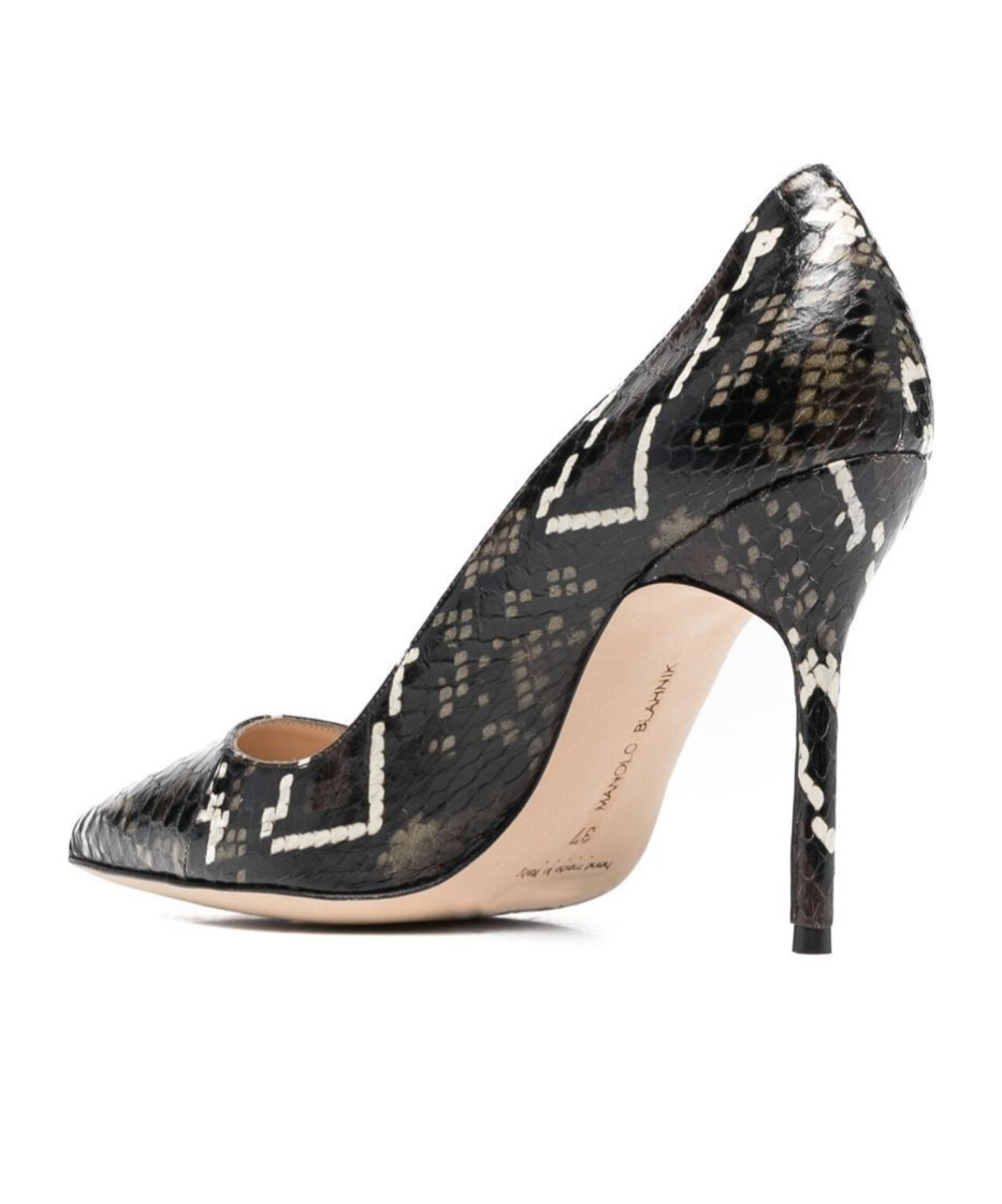 Manolo Blahnik Cusp High-heeled Shoes In Black