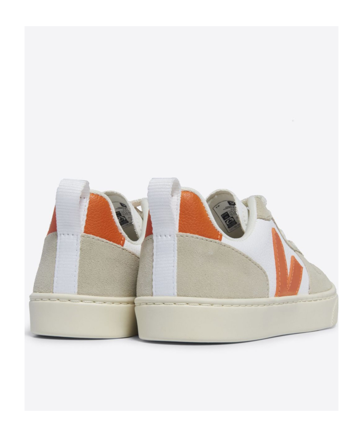 VEJA VEJA KIDS V-10 LOGO PATCH SNEAKERS