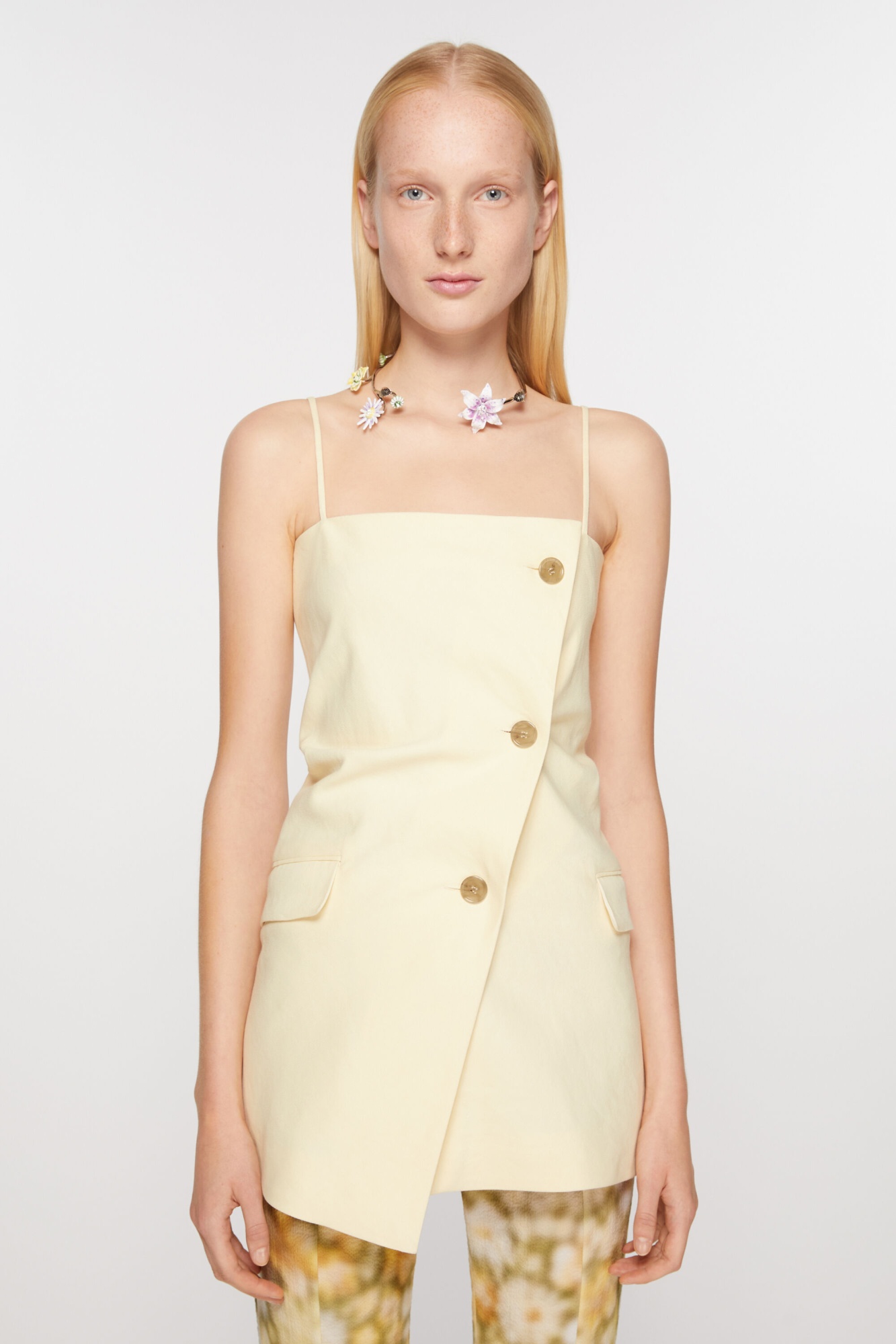 Acne Studios Blazer-style Top In Neutral