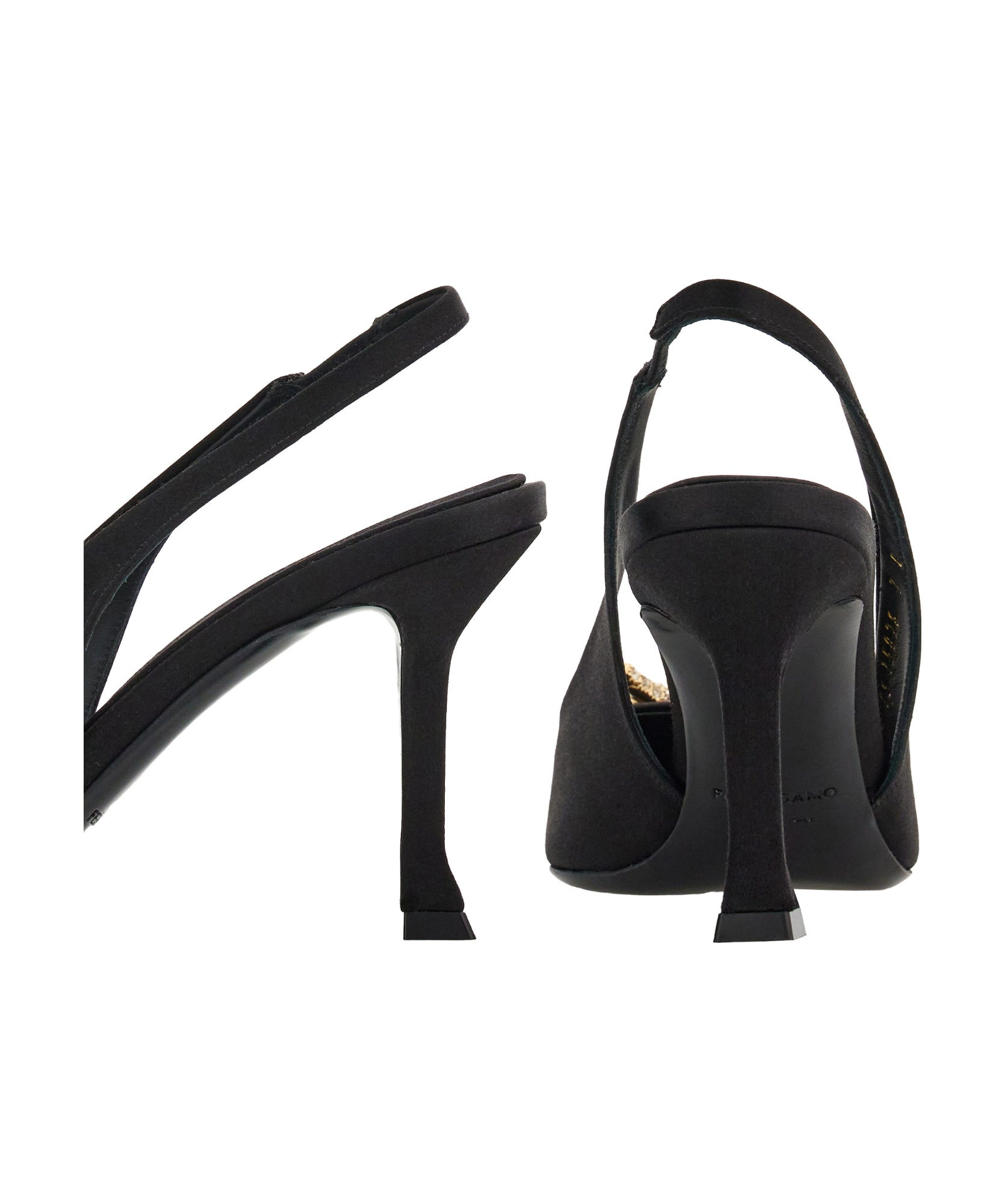 Shop Ferragamo Bow-tie High-heeled Sandals In Black