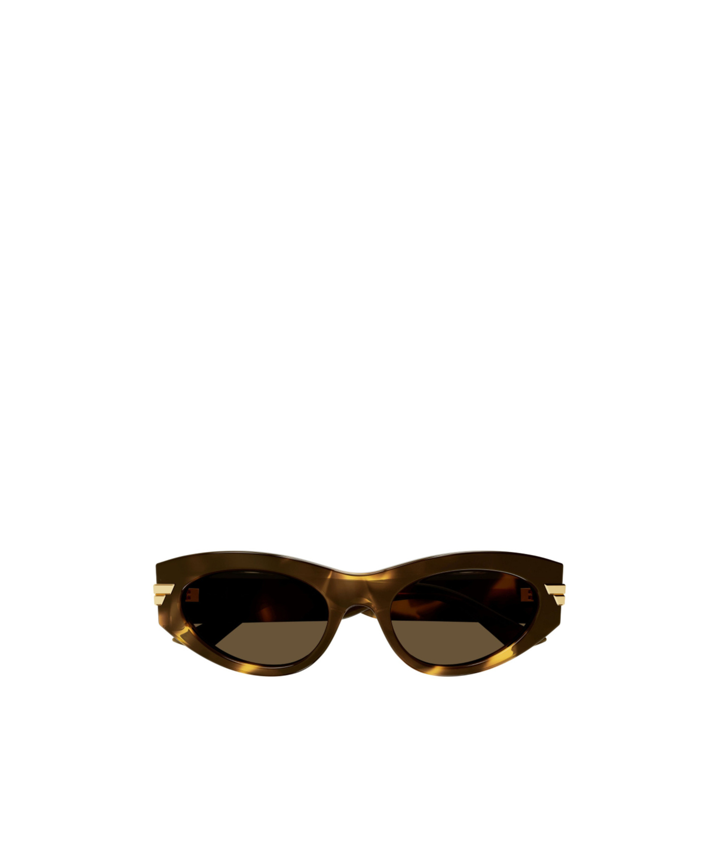 Bottega Veneta Eyewear Cat-eye Frame Sunglasses In Brown