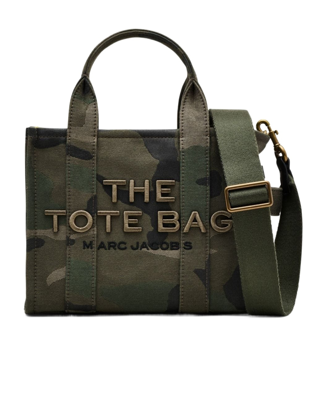 Marc Jacobs Womens Camo Multi The Camo Jacquard Medium Tote Bag In Black