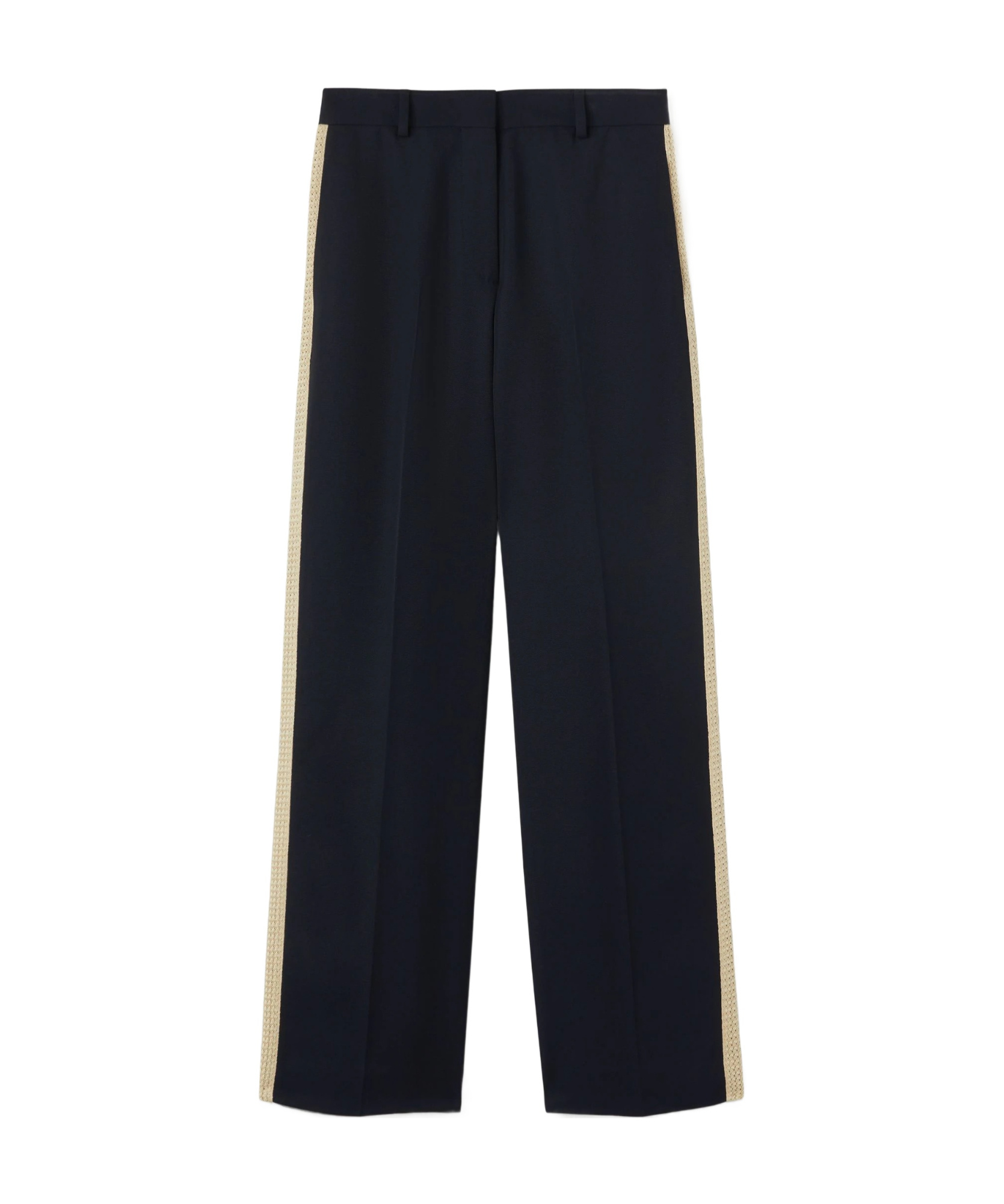 Palm Angels Side Stripe Detailed Pants In Black