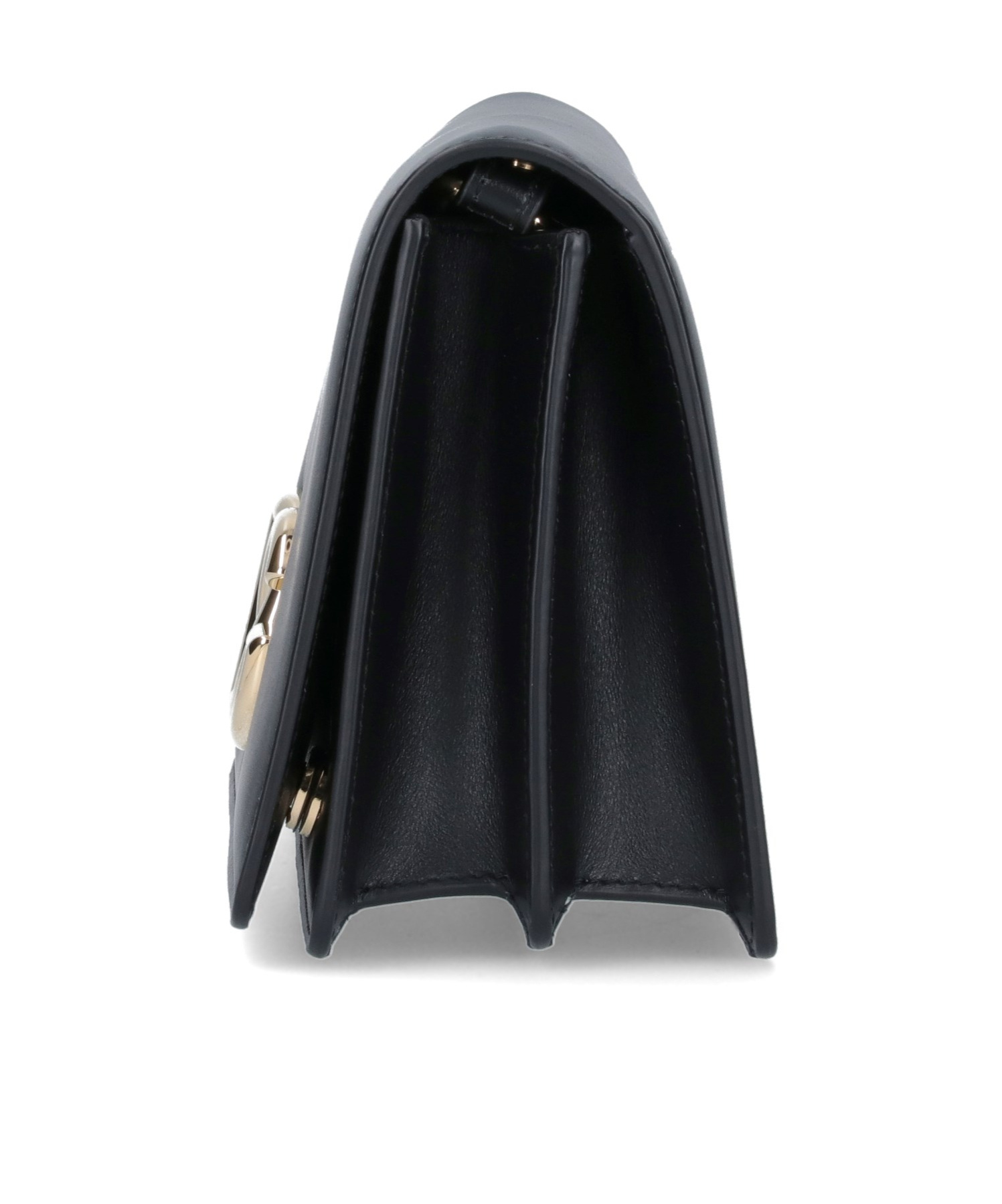 Dolce & Gabbana Logo-plaque Leather Crossbody Bag In Black