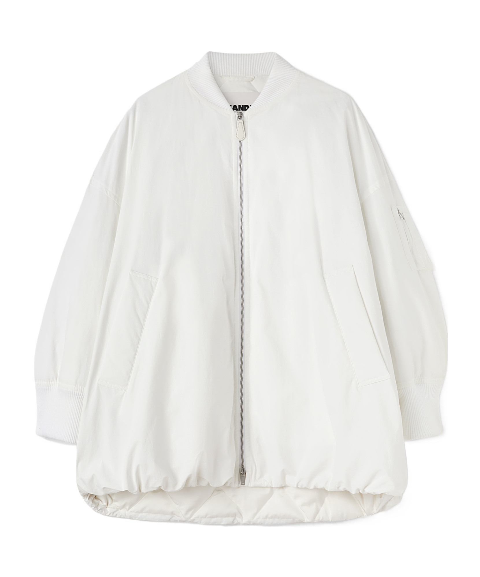 JIL SANDER JIL SANDER STAND-UP COLLAR OVERSIZED JACKET