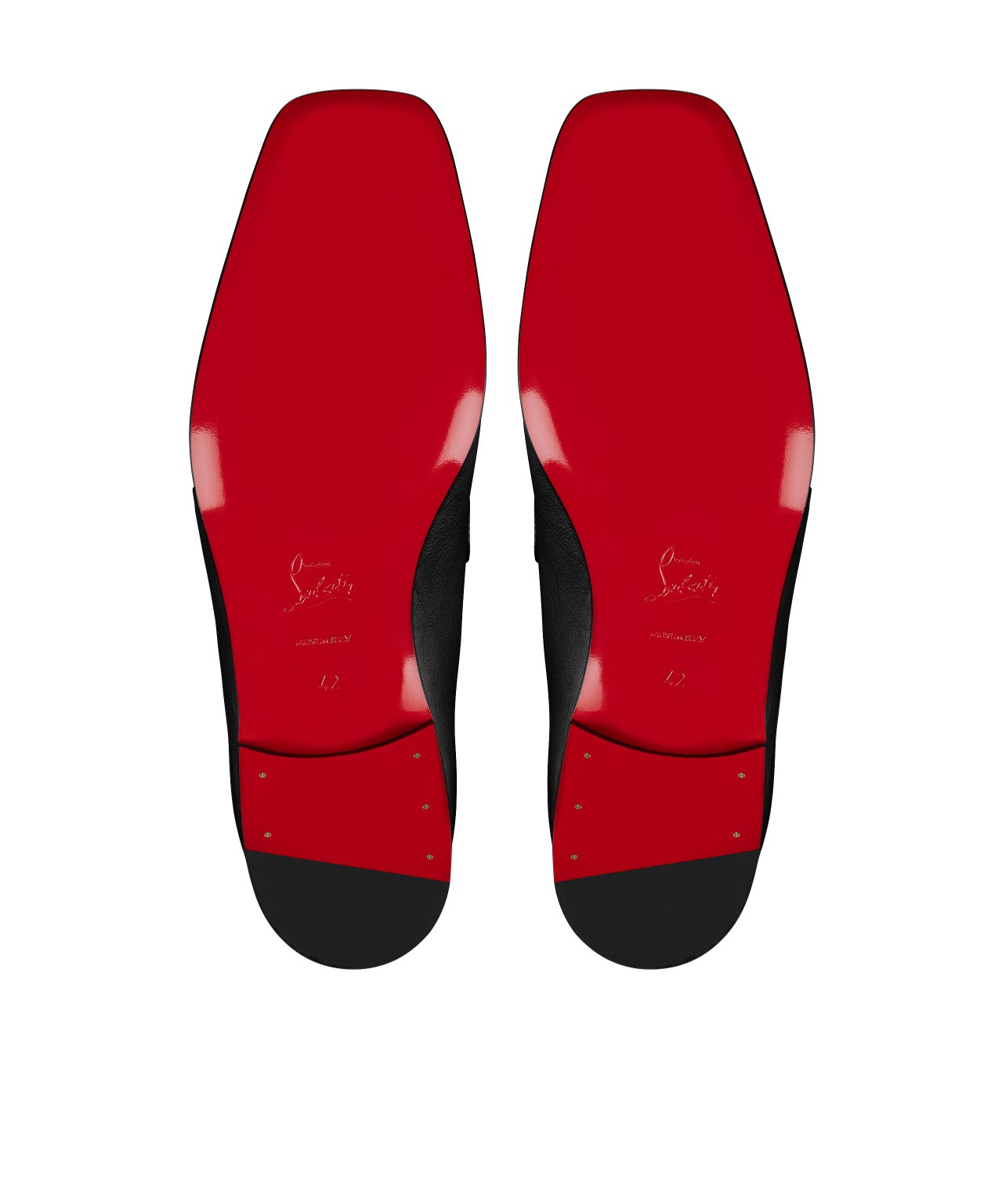 Christian Louboutin Mj Moc Slip-on Loafers In Black