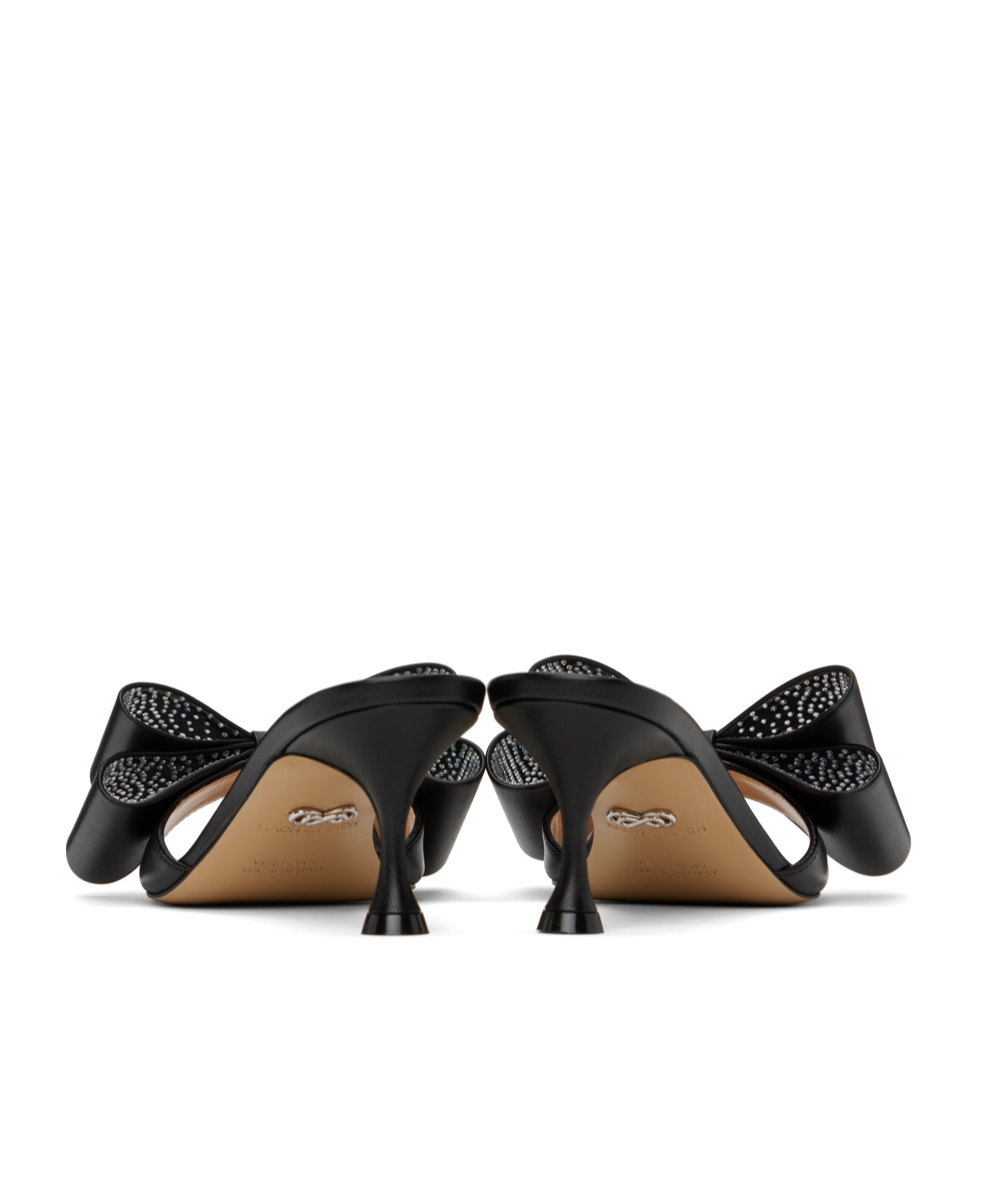 Mach&mach Bow-embellished Leather Mules In Black