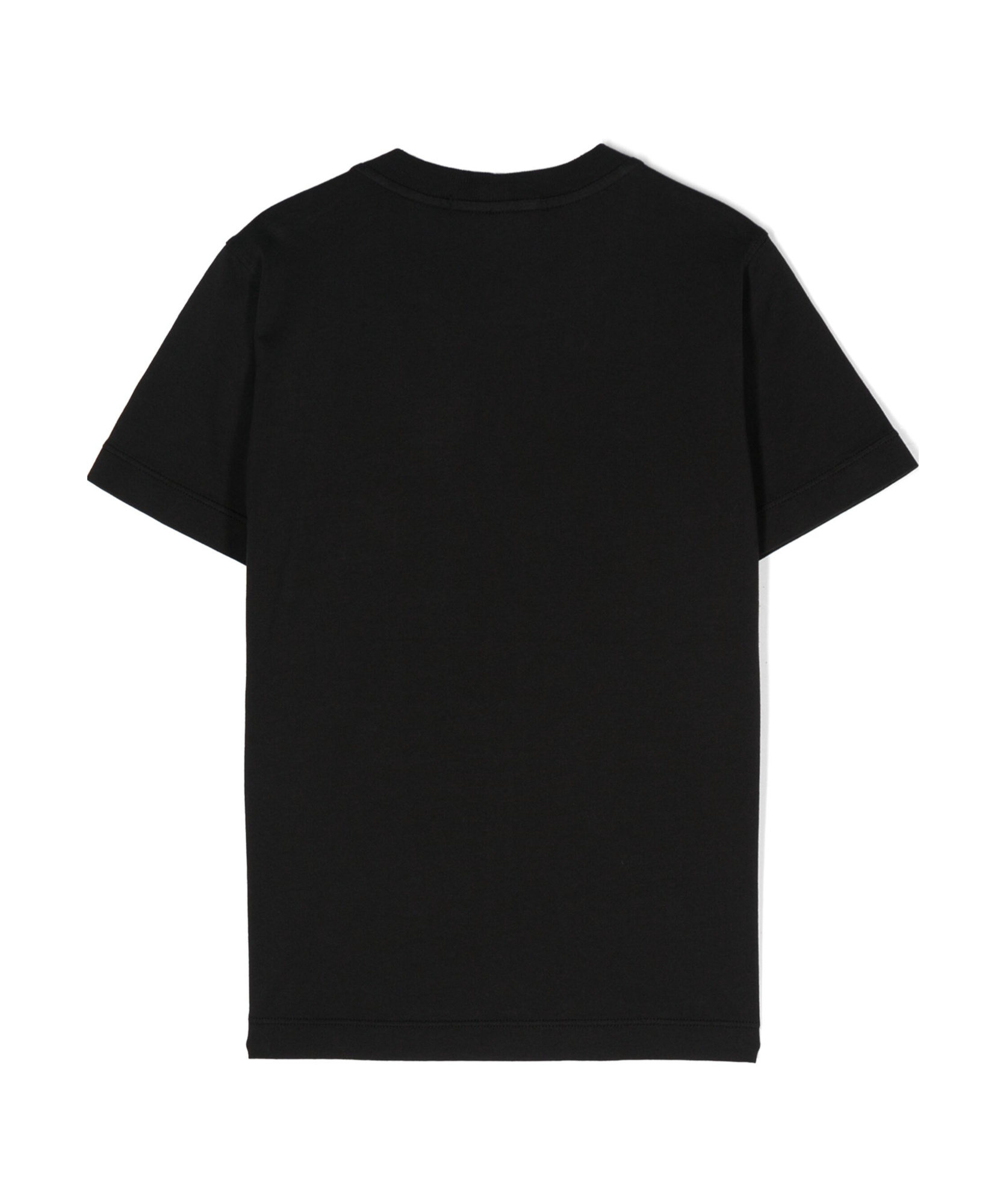 Stone Island Compass Cotton T-shirt In Black