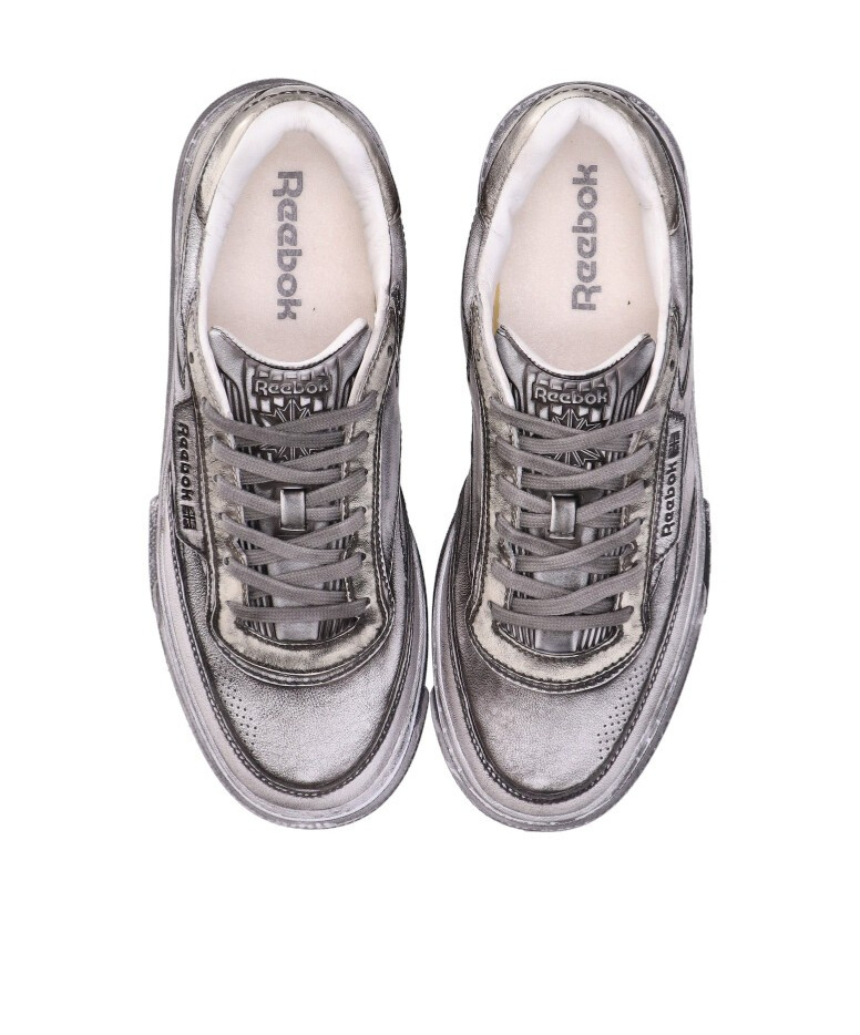 Reebok Lace Up Sneakers In Gray