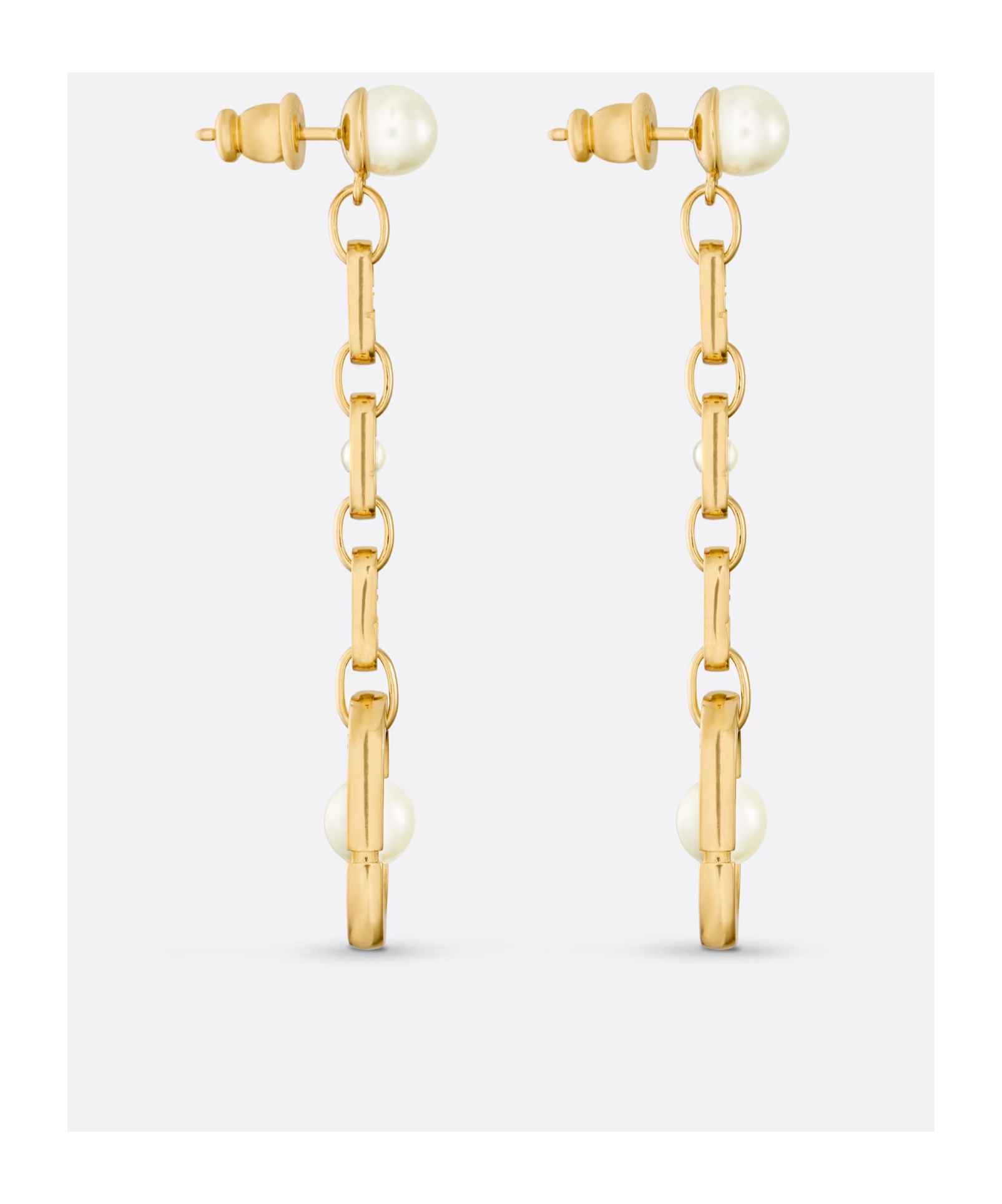 Shop Dior 30 Montaigne Jolie Earrings In Yellow