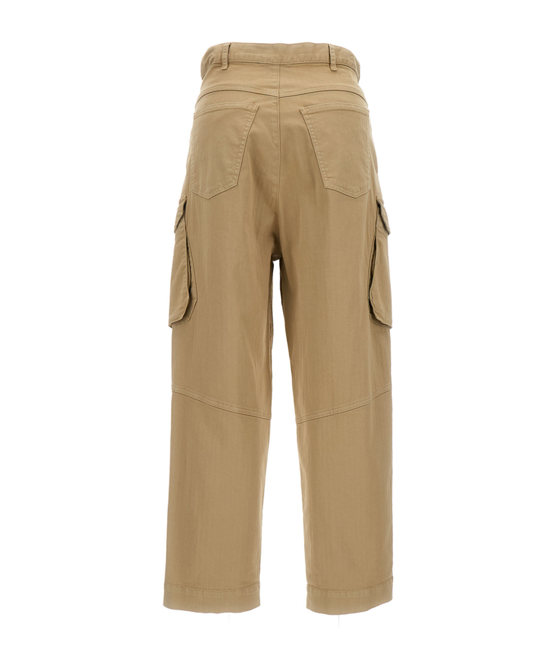 SEMICOUTURE HERRINGBONE CARGO TROUSERS