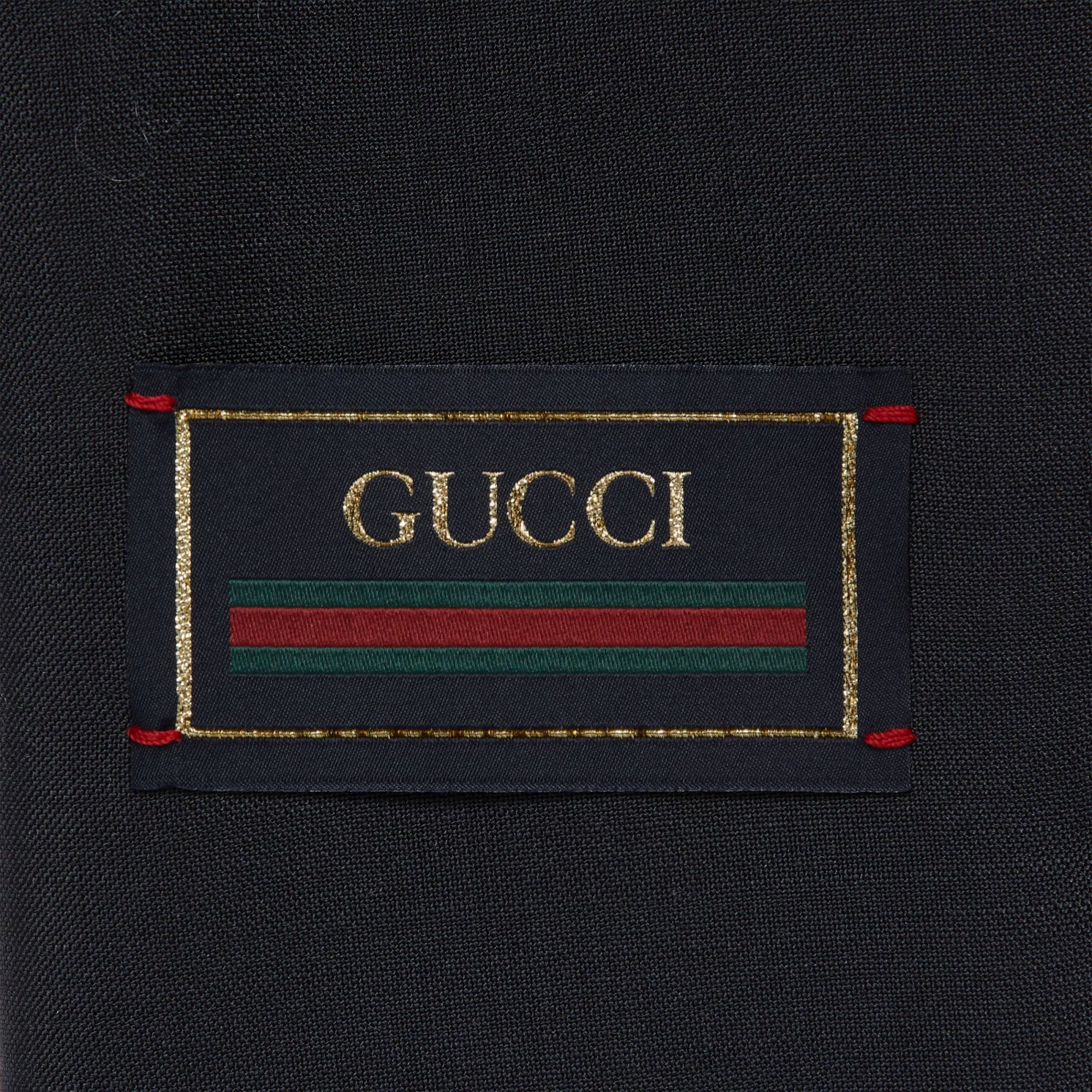 Gucci Men's Wool Single-breasted Suit In Black