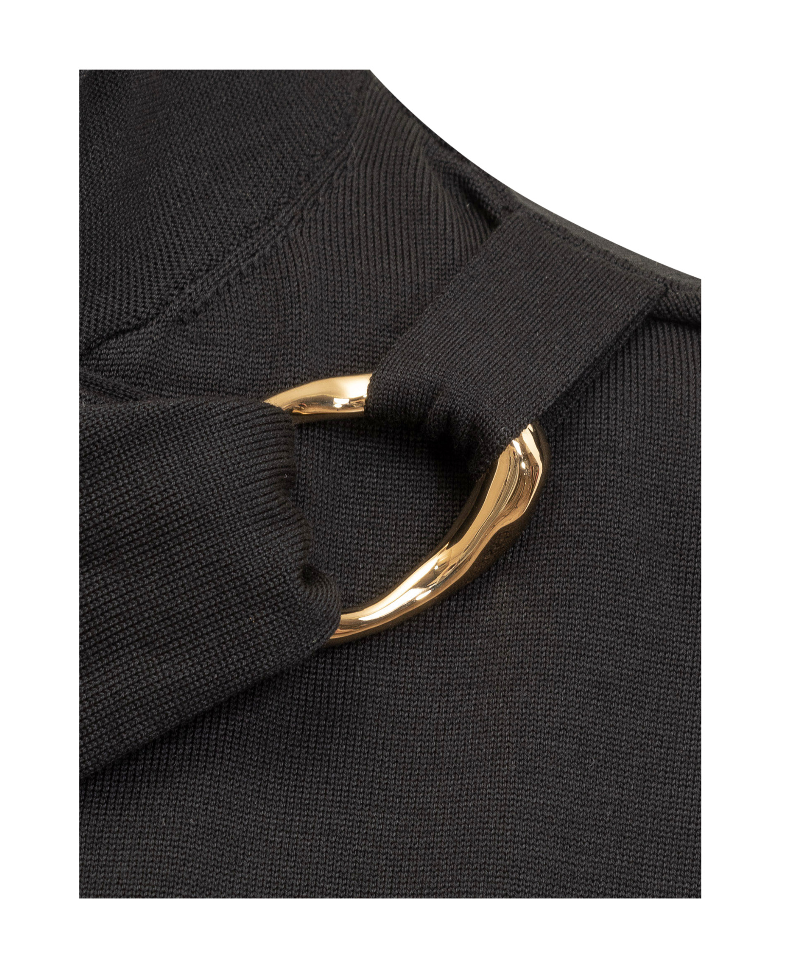 Jil Sander Hardware-detail Knitted Tank Top In Black