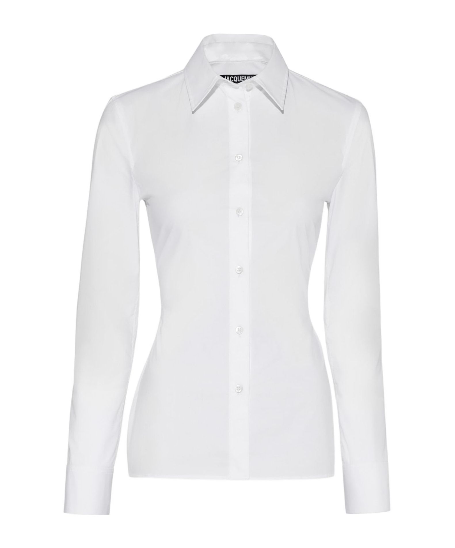 Jacquemus Tailored Shirt With Cut-out Back Detail In White
