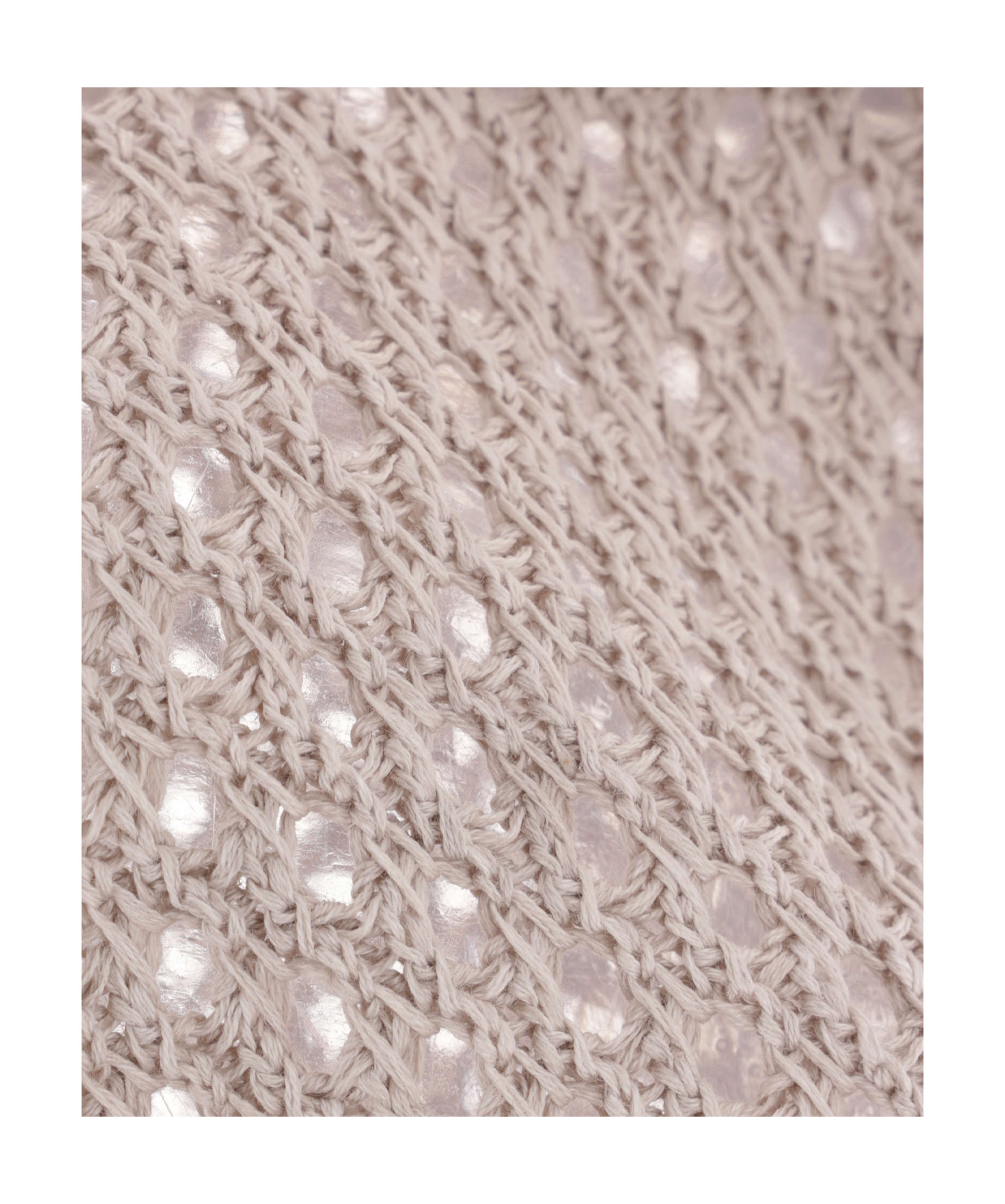 BRUNELLO CUCINELLI BRUNELLO CUCINELLI OPEN-KNITTED SHORT SLEEVED POLO JUMPER