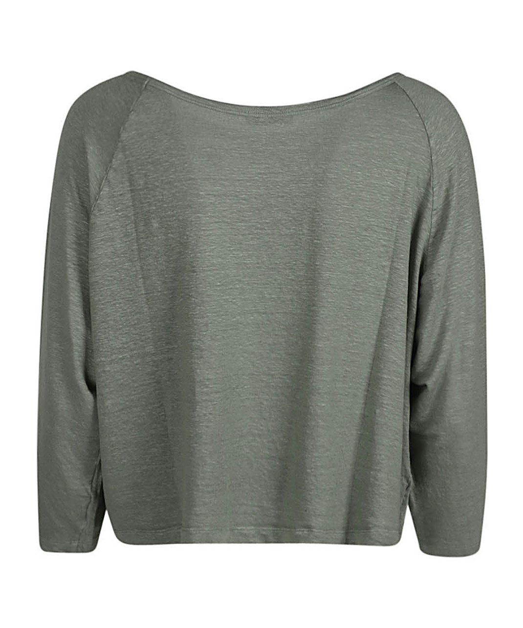 Baserange Long-sleeved Knitted T-shirt In Gray