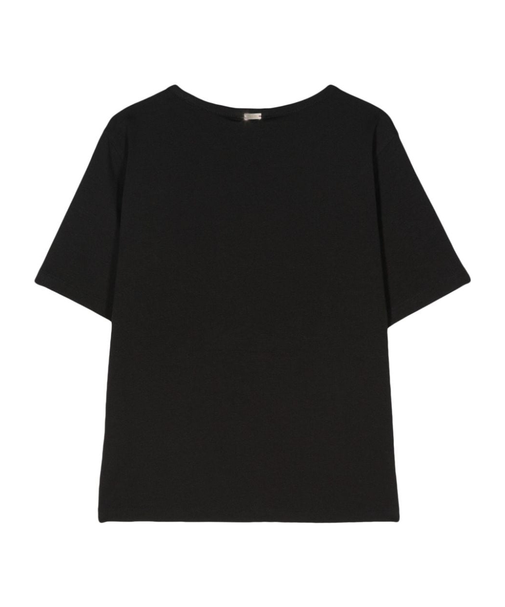 Herno Interlock Jersey T-shirt In Black